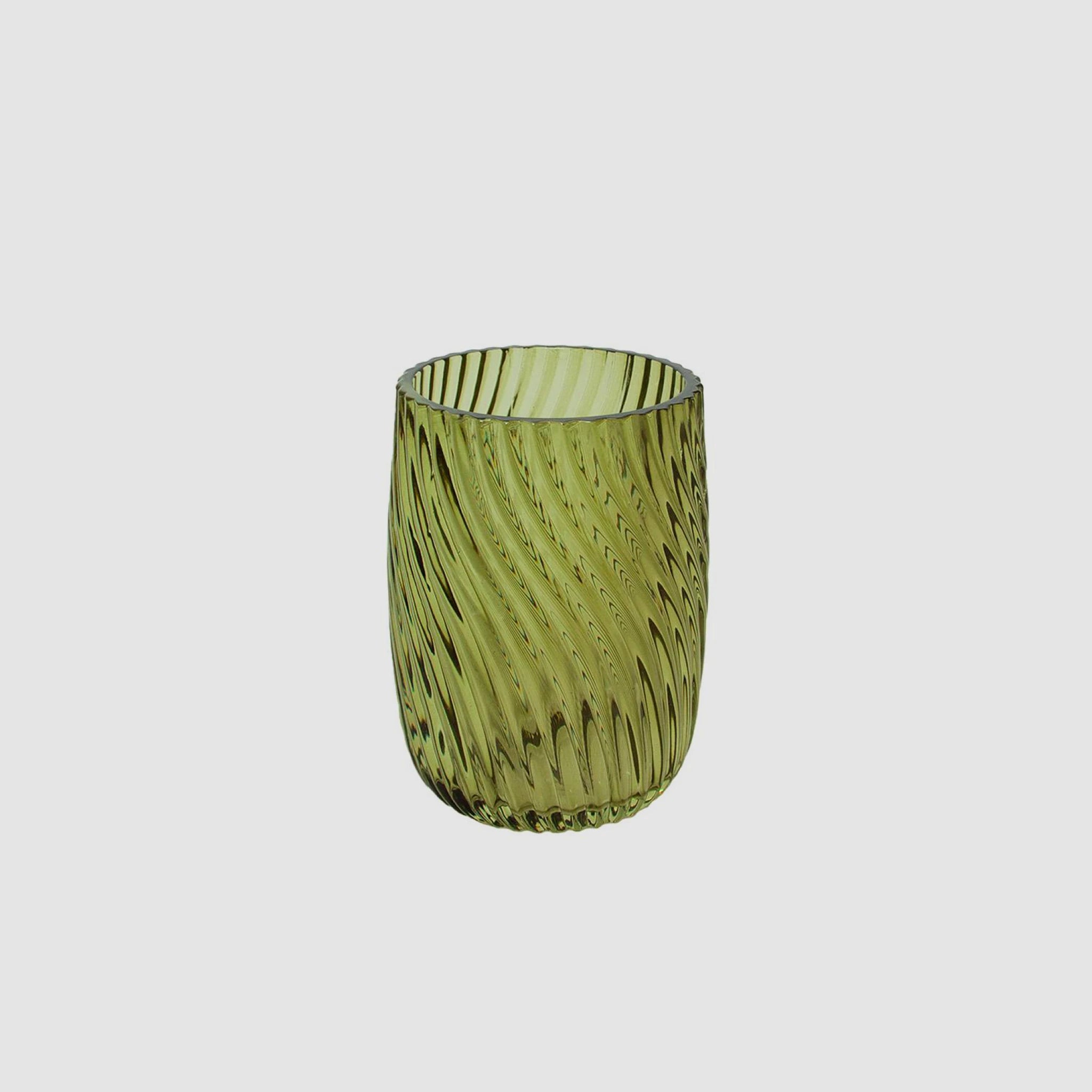 Jade | Copo Porta-Escovas em Vidro Verde