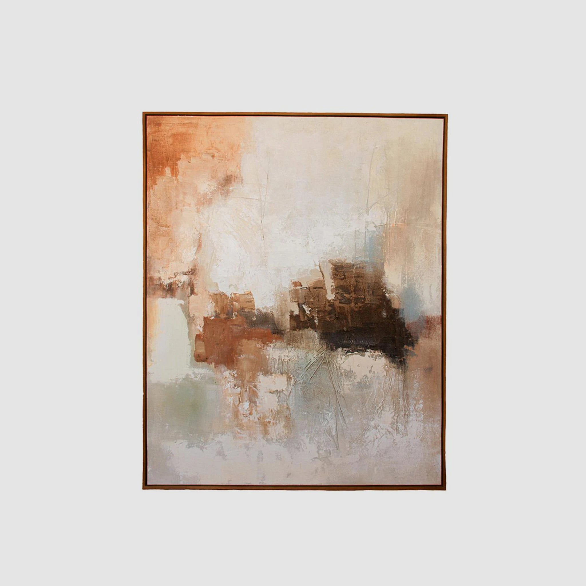 Kendari | Quadro Abstrato Pintado à Mão 80×100 cm