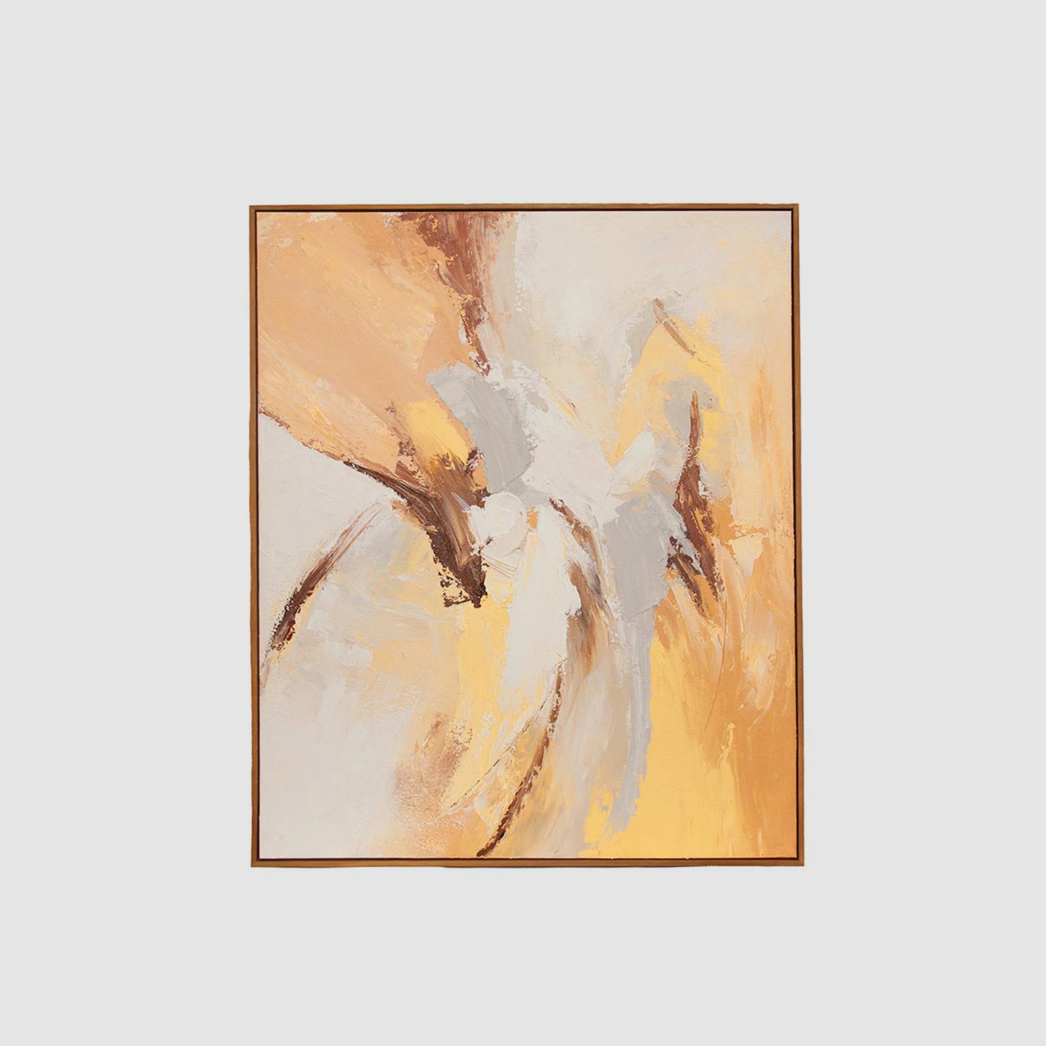 Marseille | Quadro Abstrato Pintado à Mão 80×100 cm