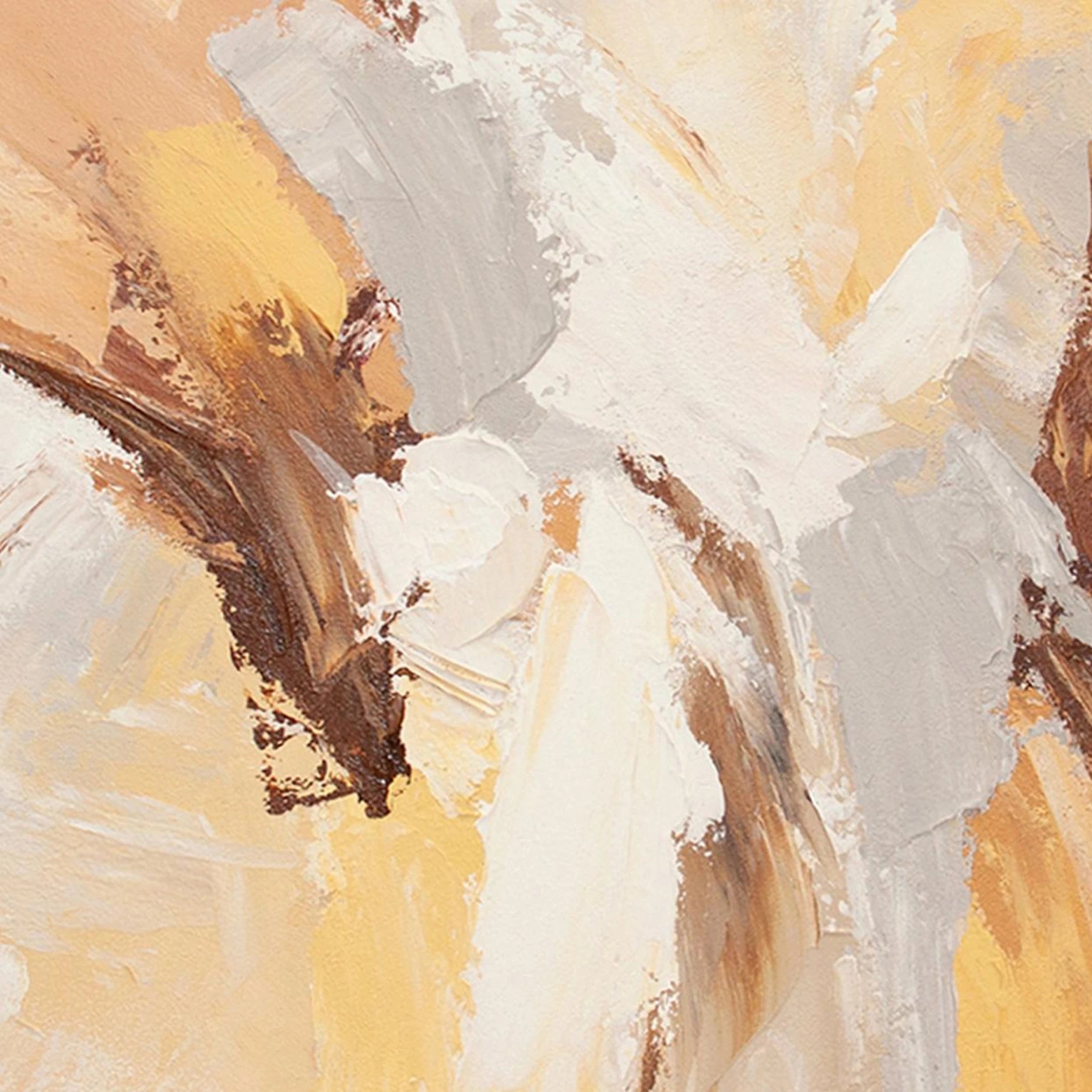 Marseille | Quadro Abstrato Pintado à Mão 80×100 cm