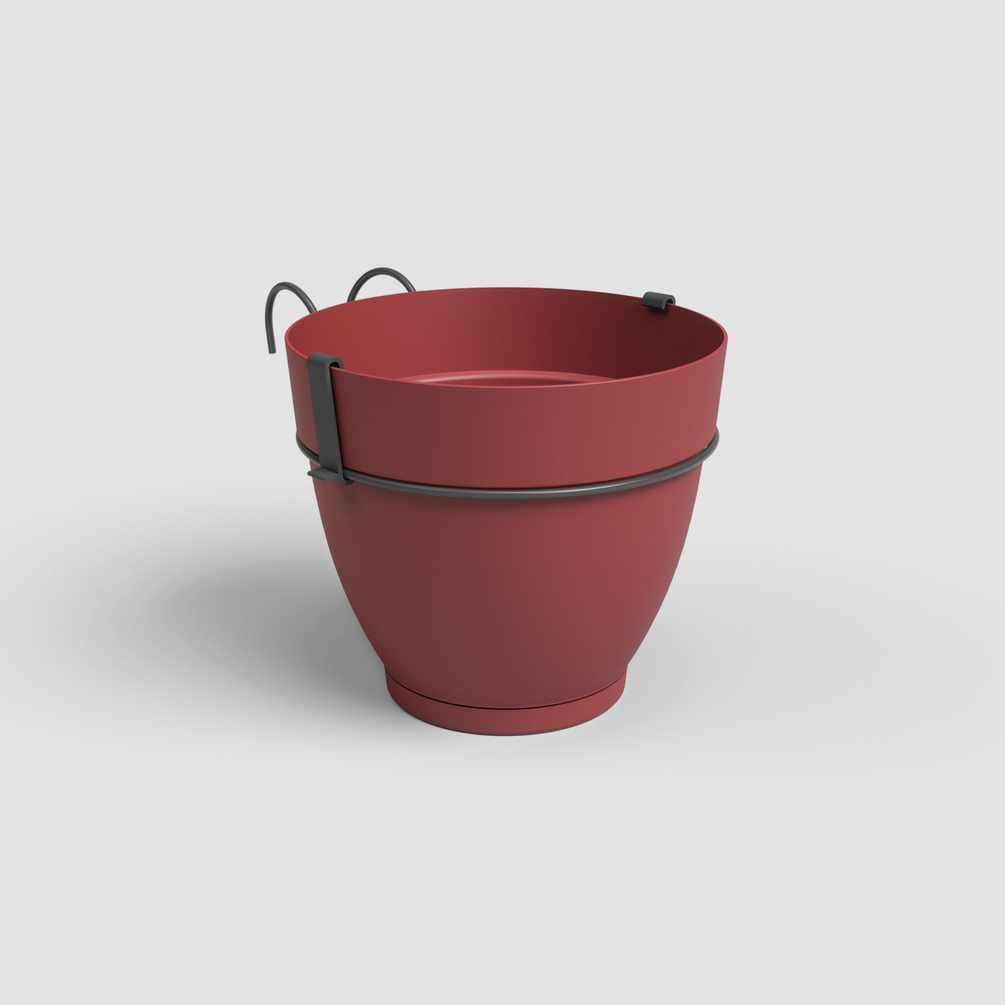Capri Campana | Vaso de Varanda com Reserva de Água e Suporte