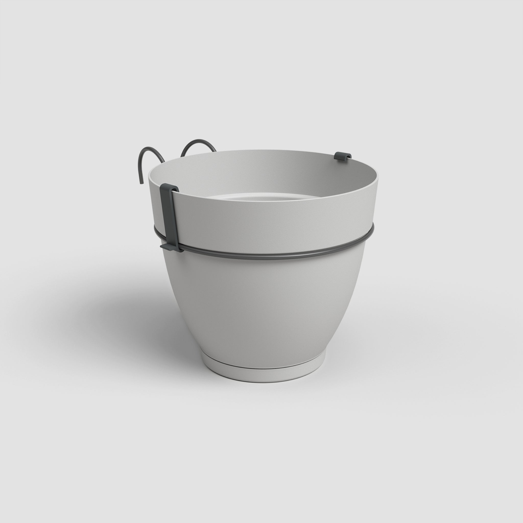 Capri Campana | Vaso de Varanda com Reserva de Água e Suporte