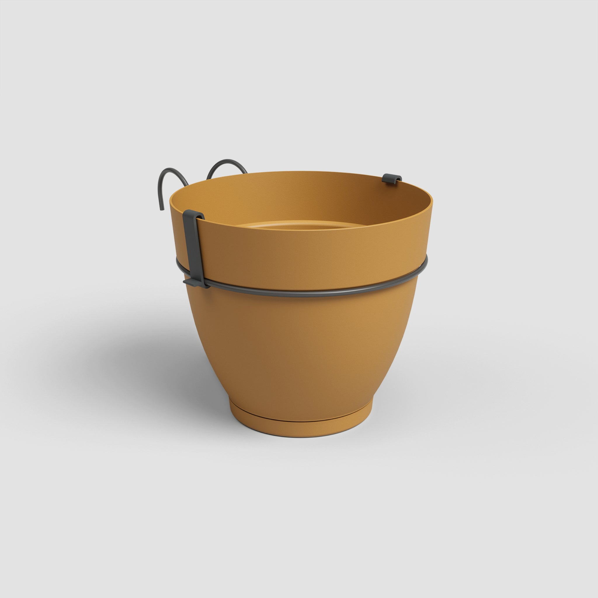 Capri Campana | Vaso de Varanda com Reserva de Água e Suporte