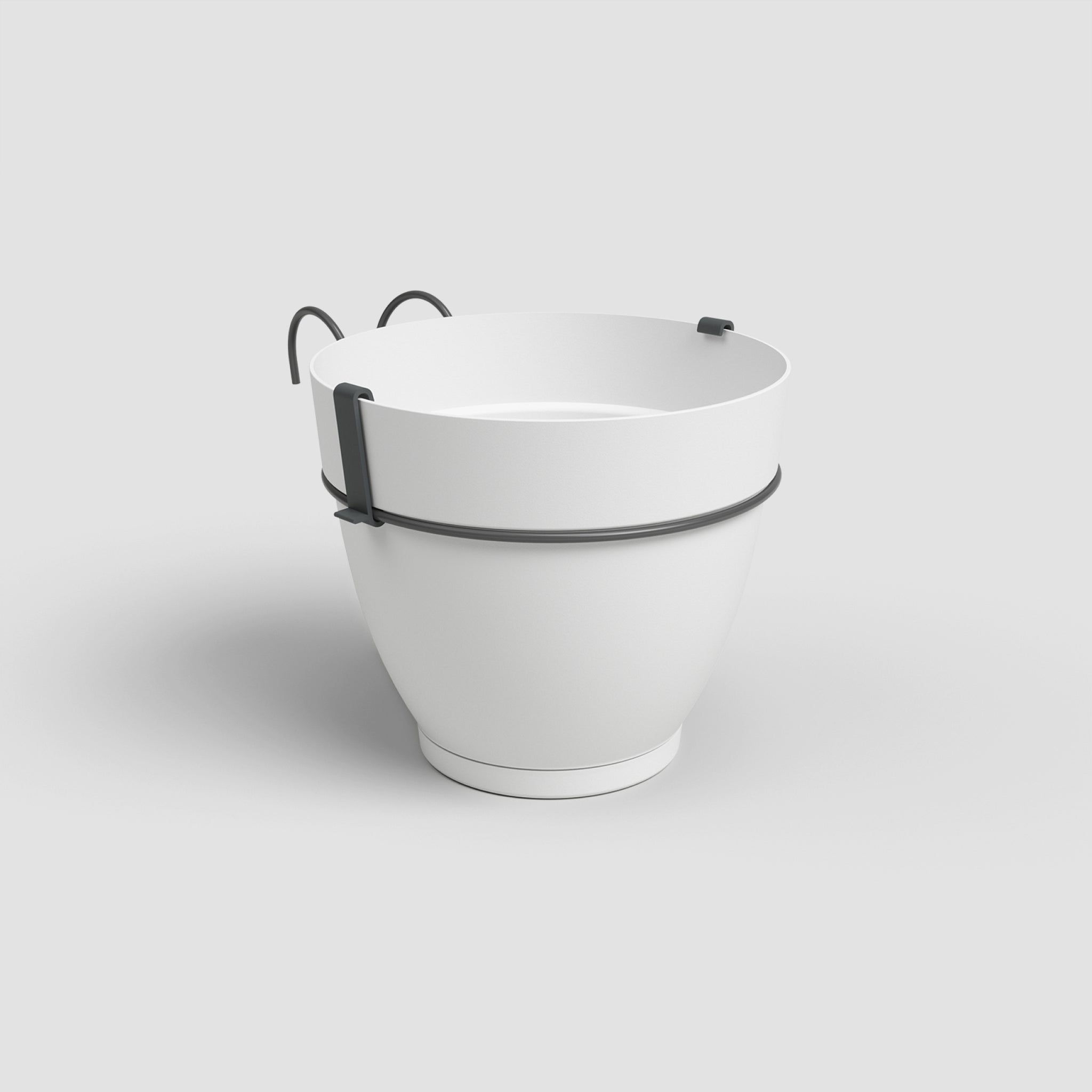 Capri Campana | Vaso de Varanda com Reserva de Água e Suporte