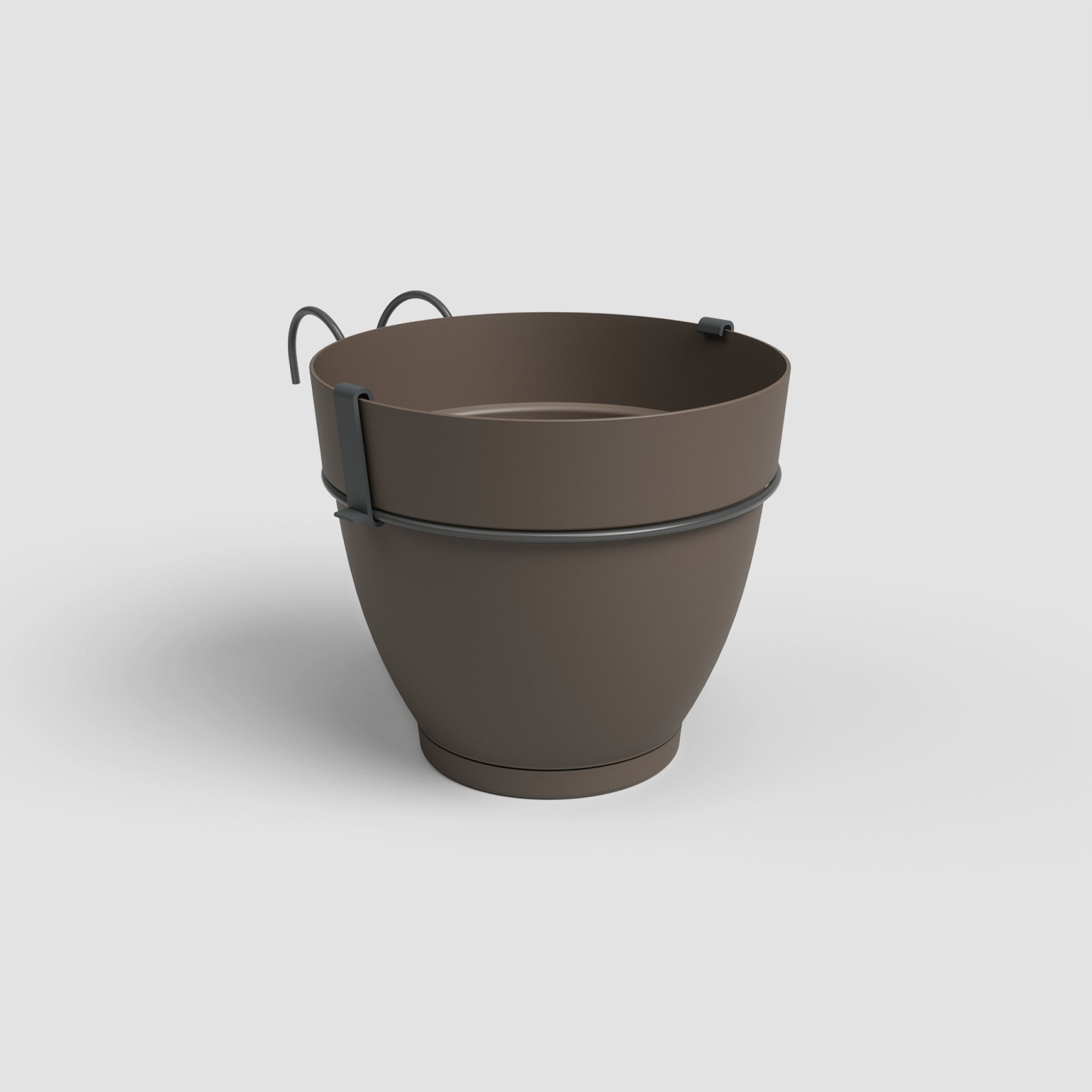 Capri Campana | Vaso de Varanda com Reserva de Água e Suporte