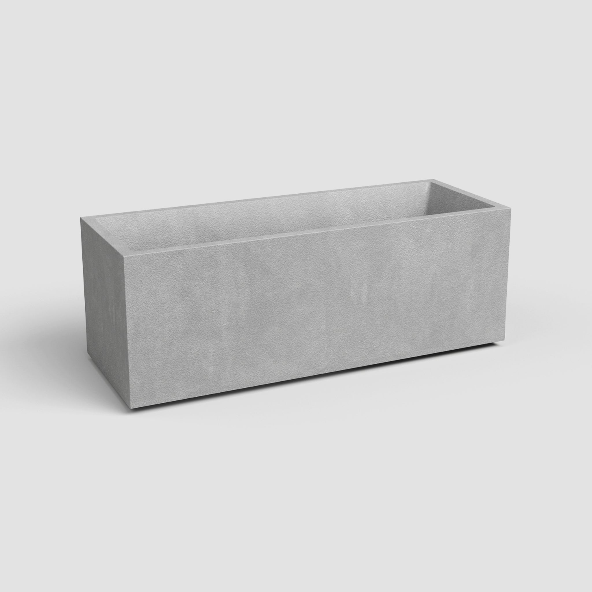 Sydney | Vaso floreira retangular em plástico resistente, 80cm