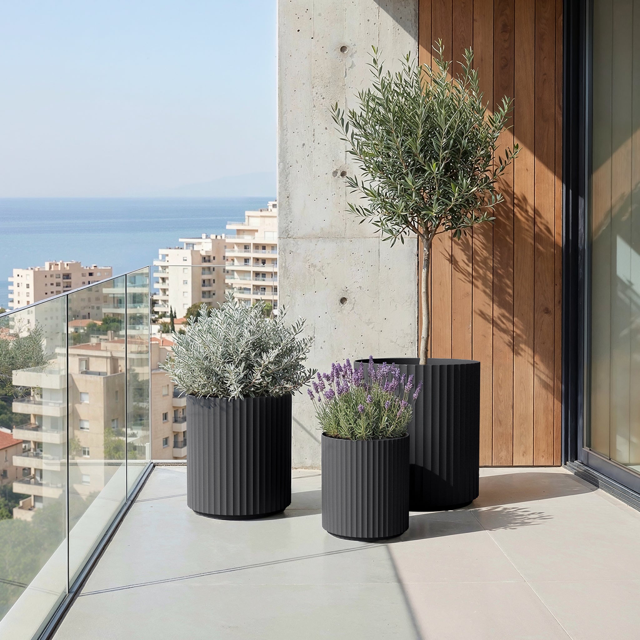 Malibu | Vaso com Textura Ondulada