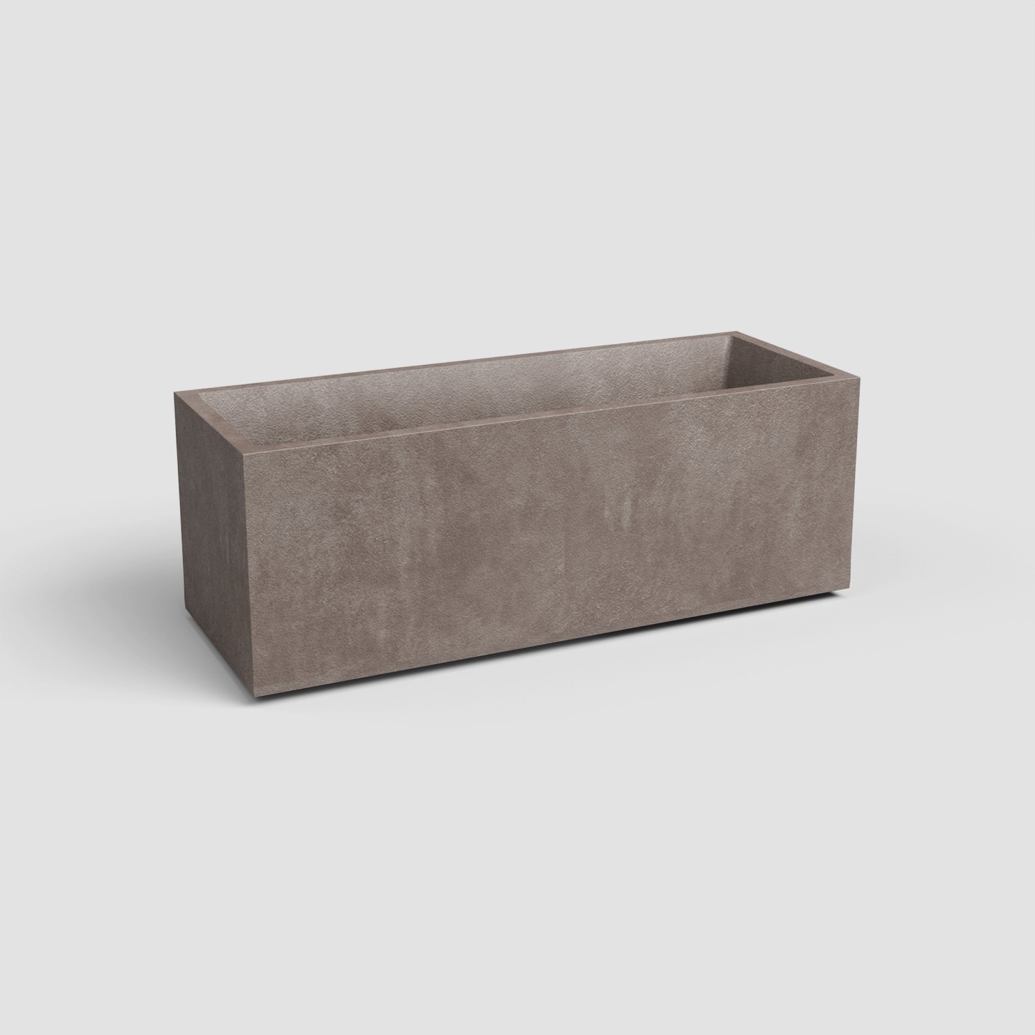Sydney | Vaso floreira retangular em plástico resistente, 100cm