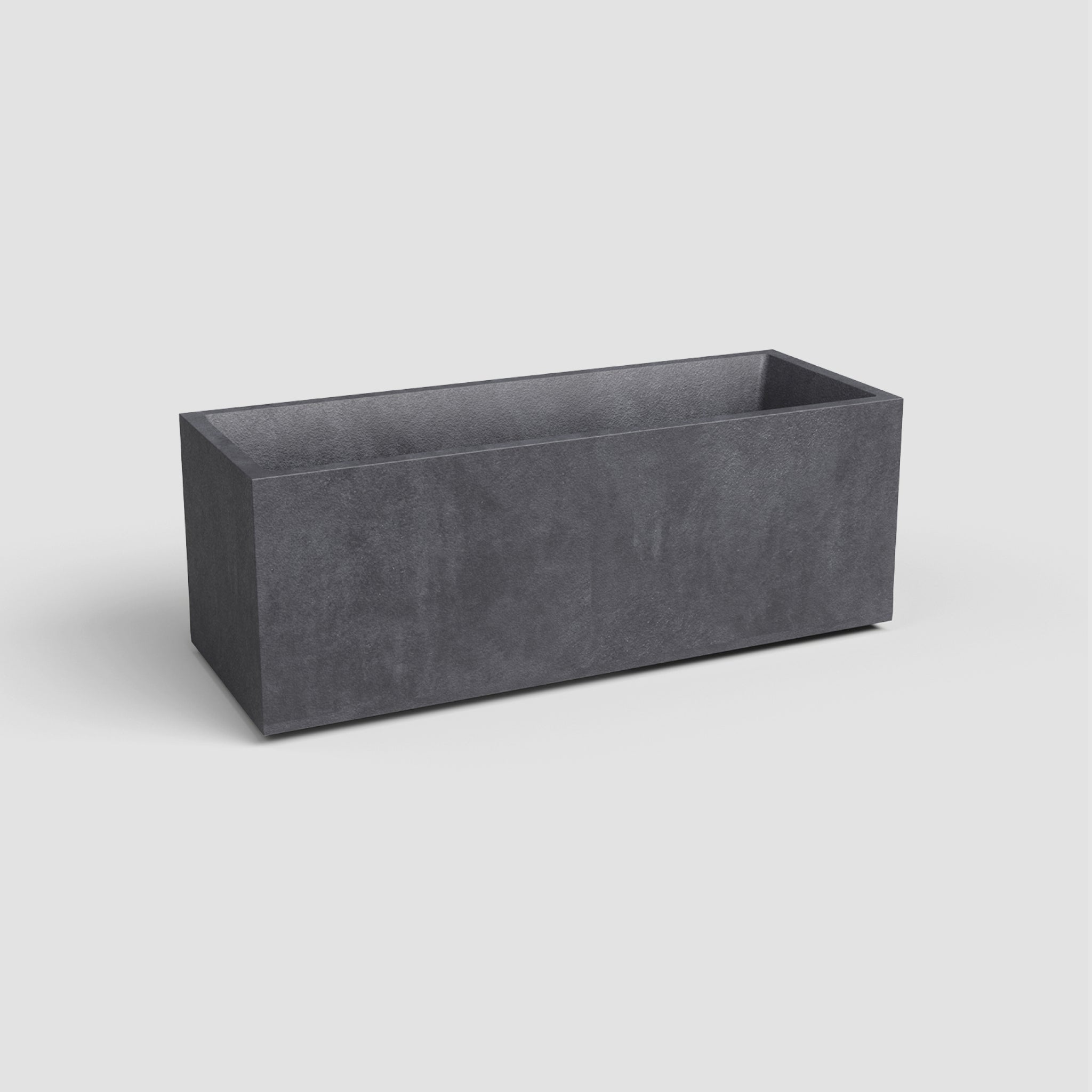 Sydney | Vaso floreira retangular em plástico resistente, 100cm