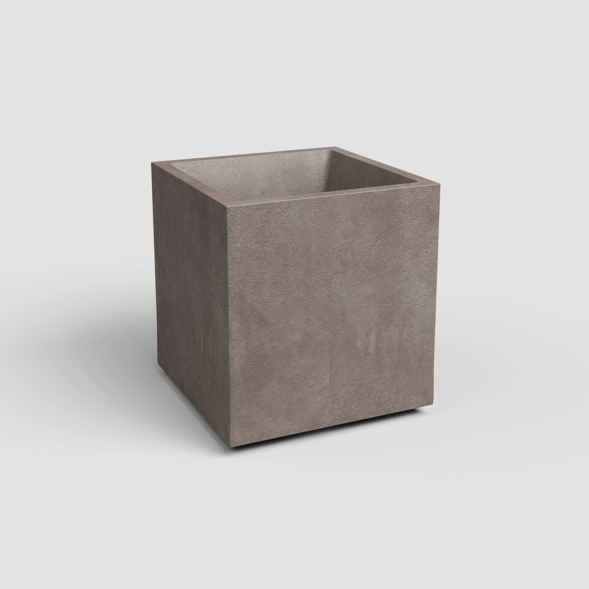 Sydney | Vaso quadrado em plástico resistente, 30 cm