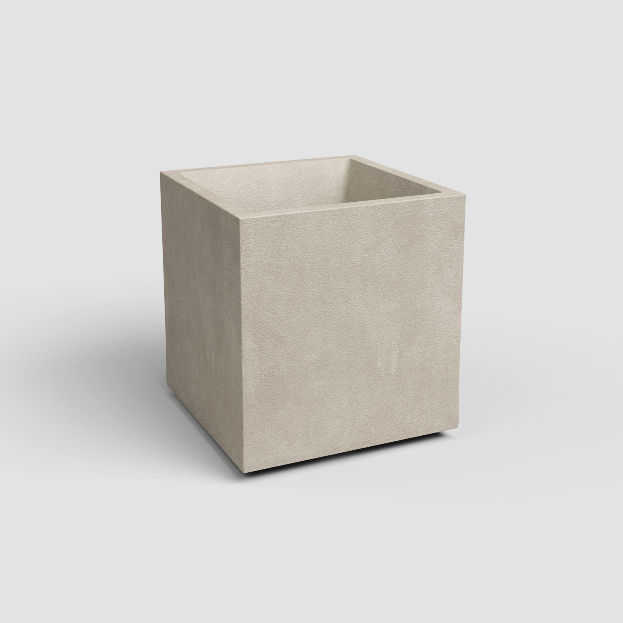 Sydney | Vaso quadrado em plástico resistente, 30 cm