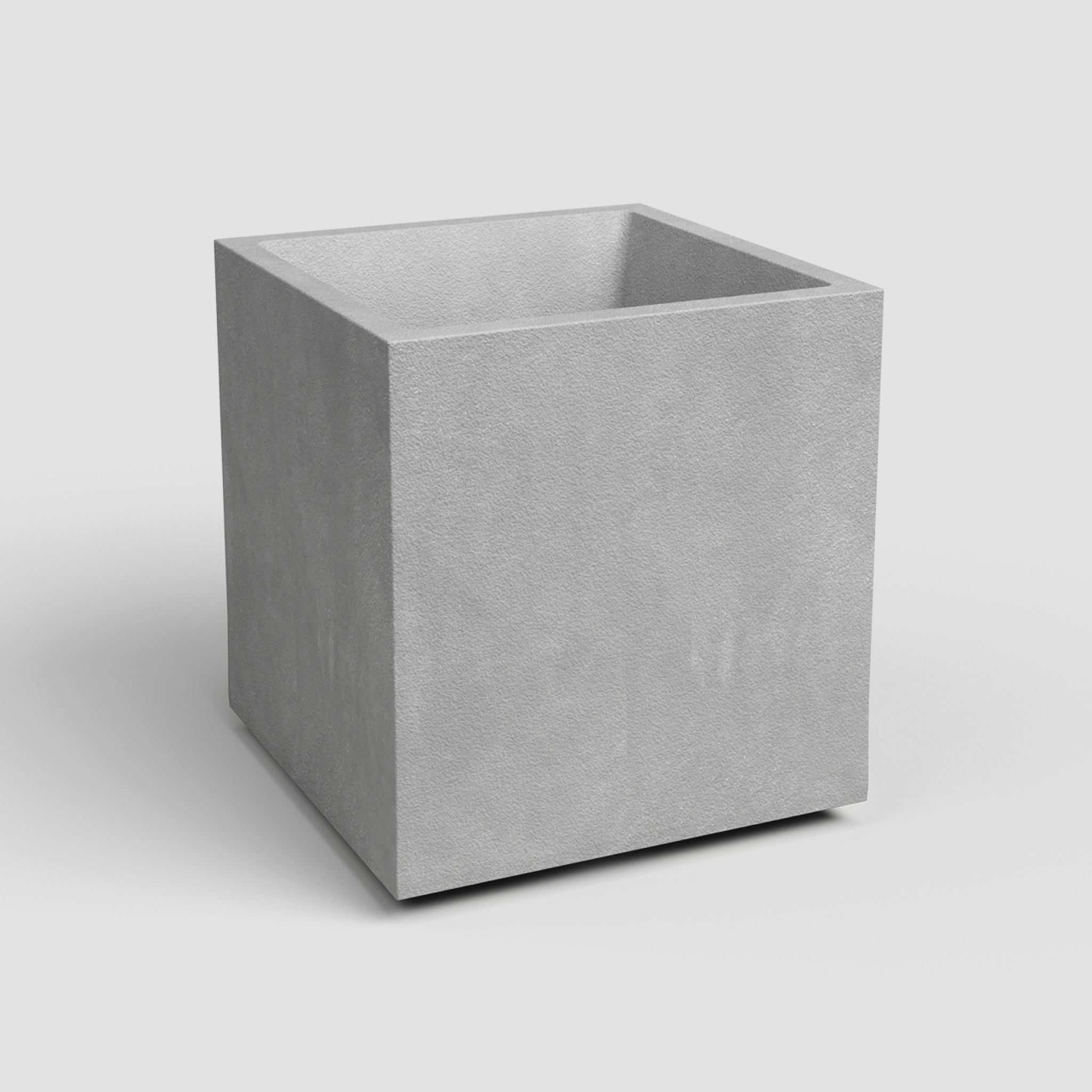 Sydney | Vaso quadrado em plástico resistente, 40 cm