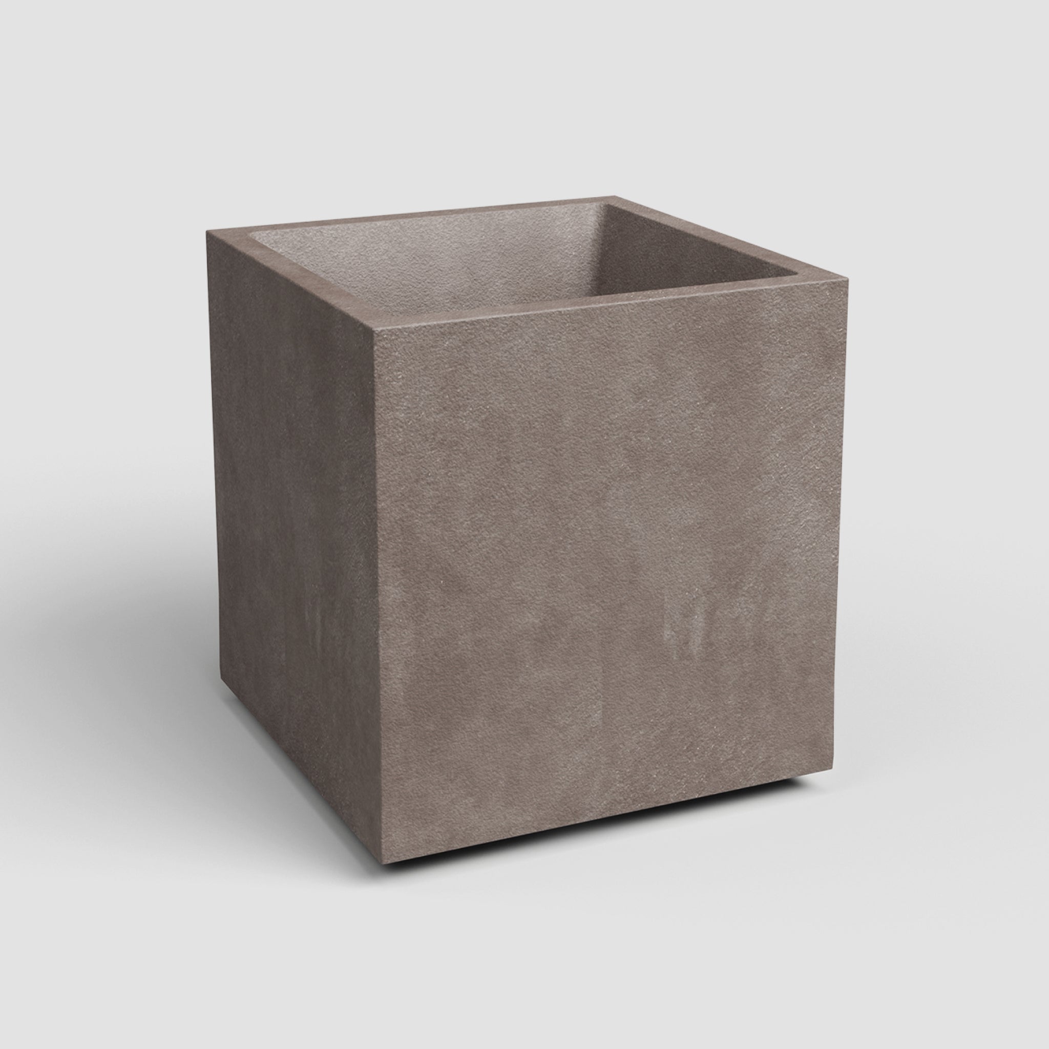 Sydney | Vaso quadrado em plástico resistente, 40 cm