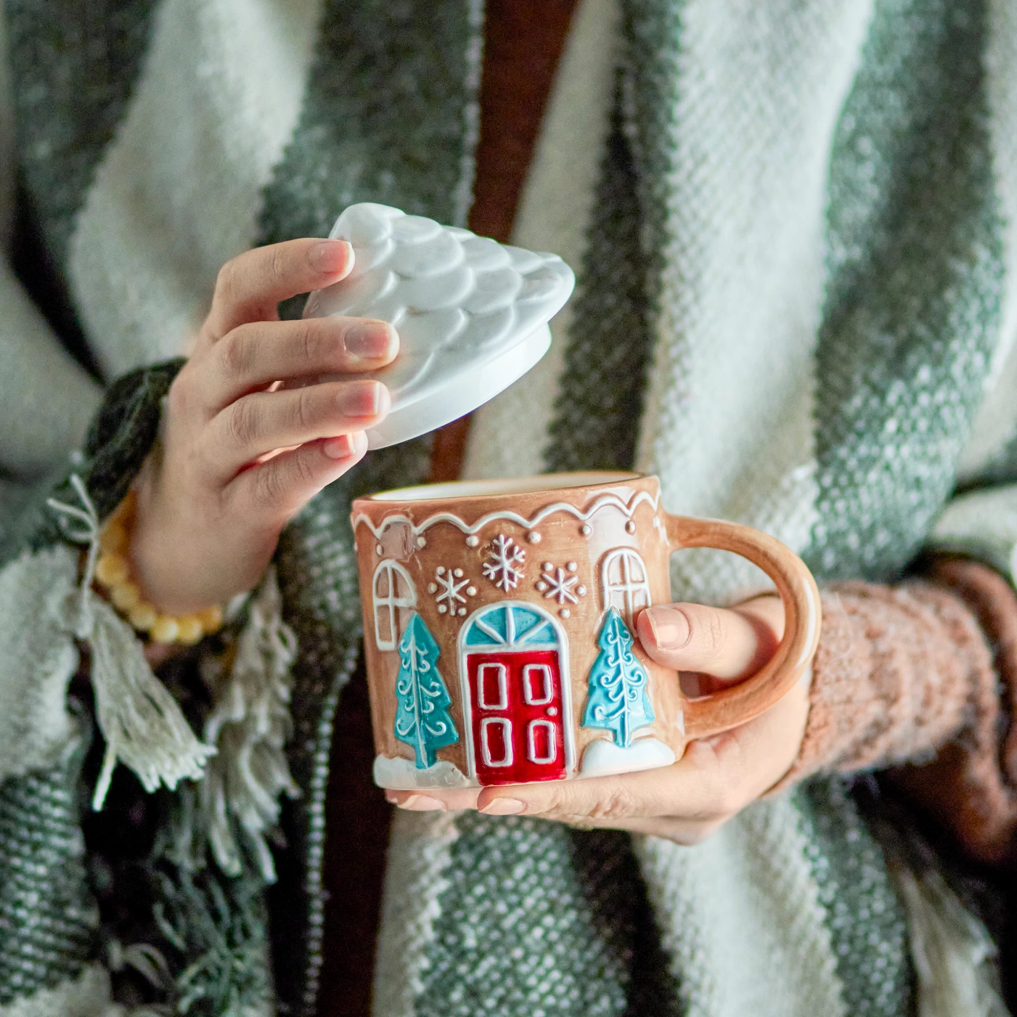 Ginnie | Caneca com Tampa em Grés