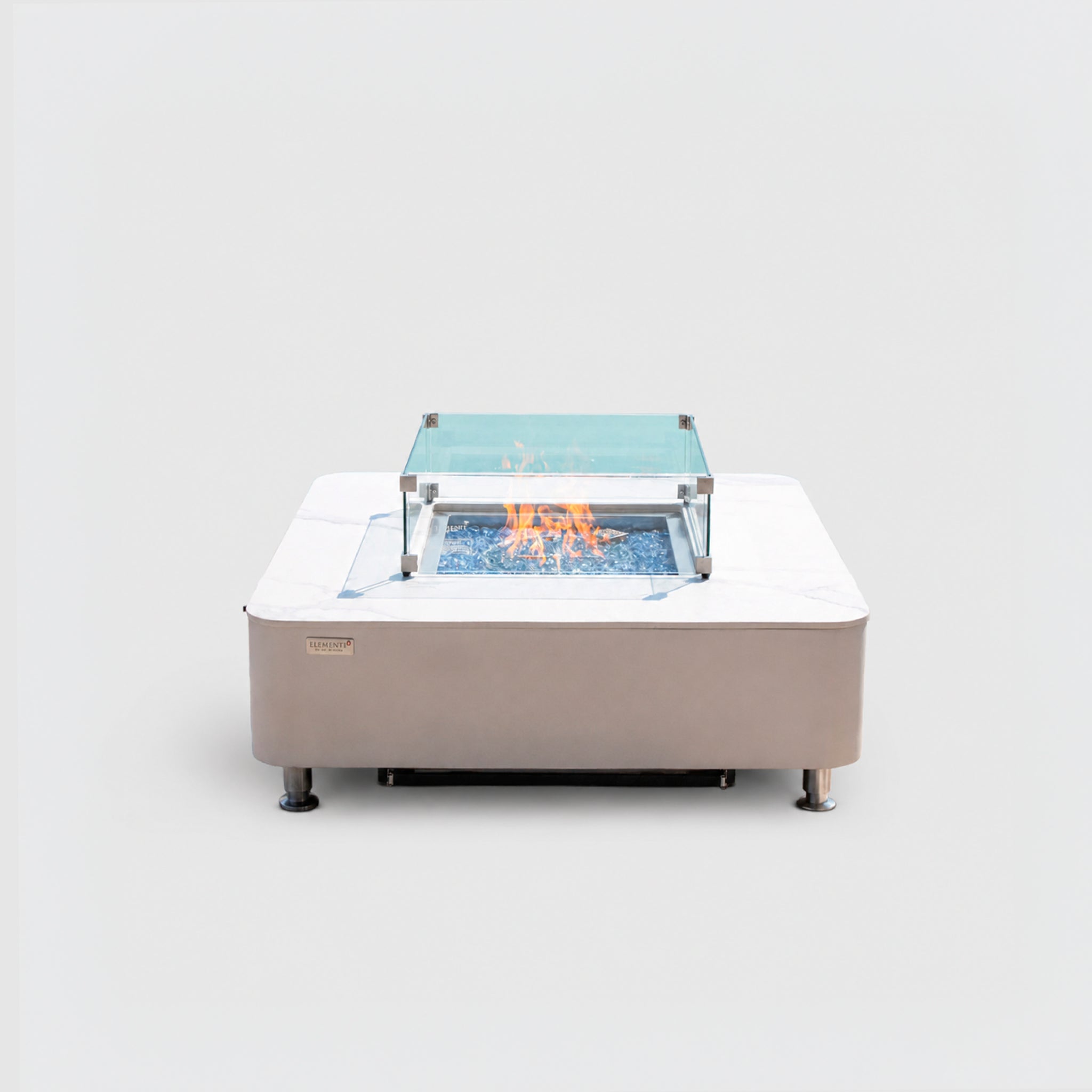 Annecy | Outdoor Fireplace with Porcelain Top