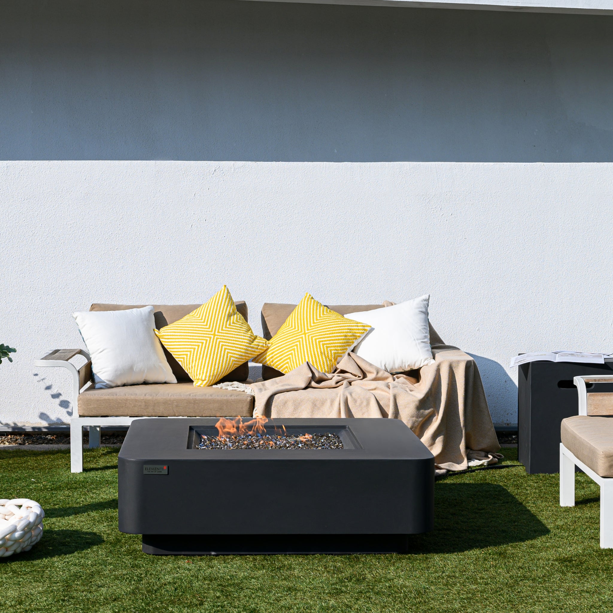 Bergamo | Gas Fire Pit Table for Garden