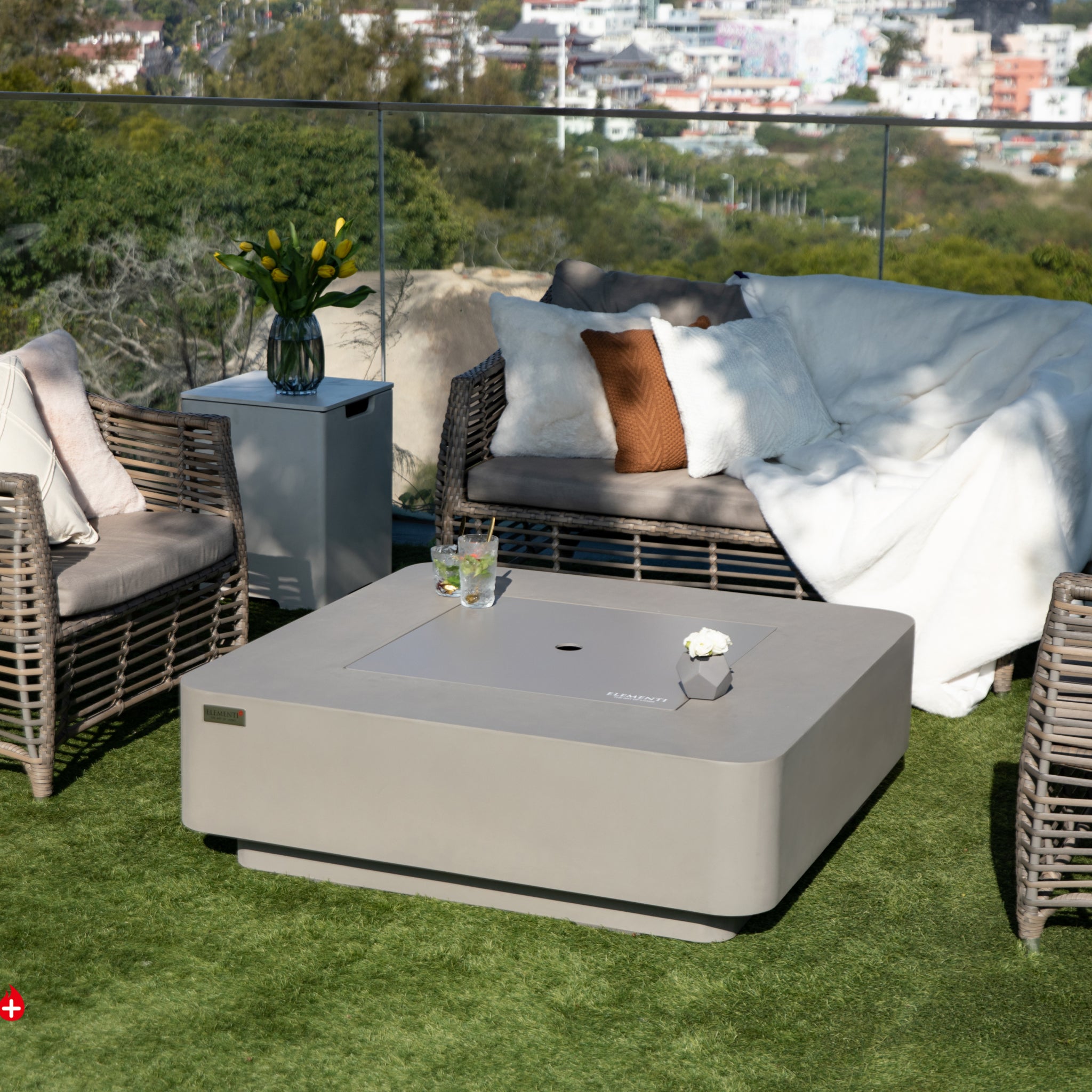 Lucerne | Outdoor Fire Pit Table