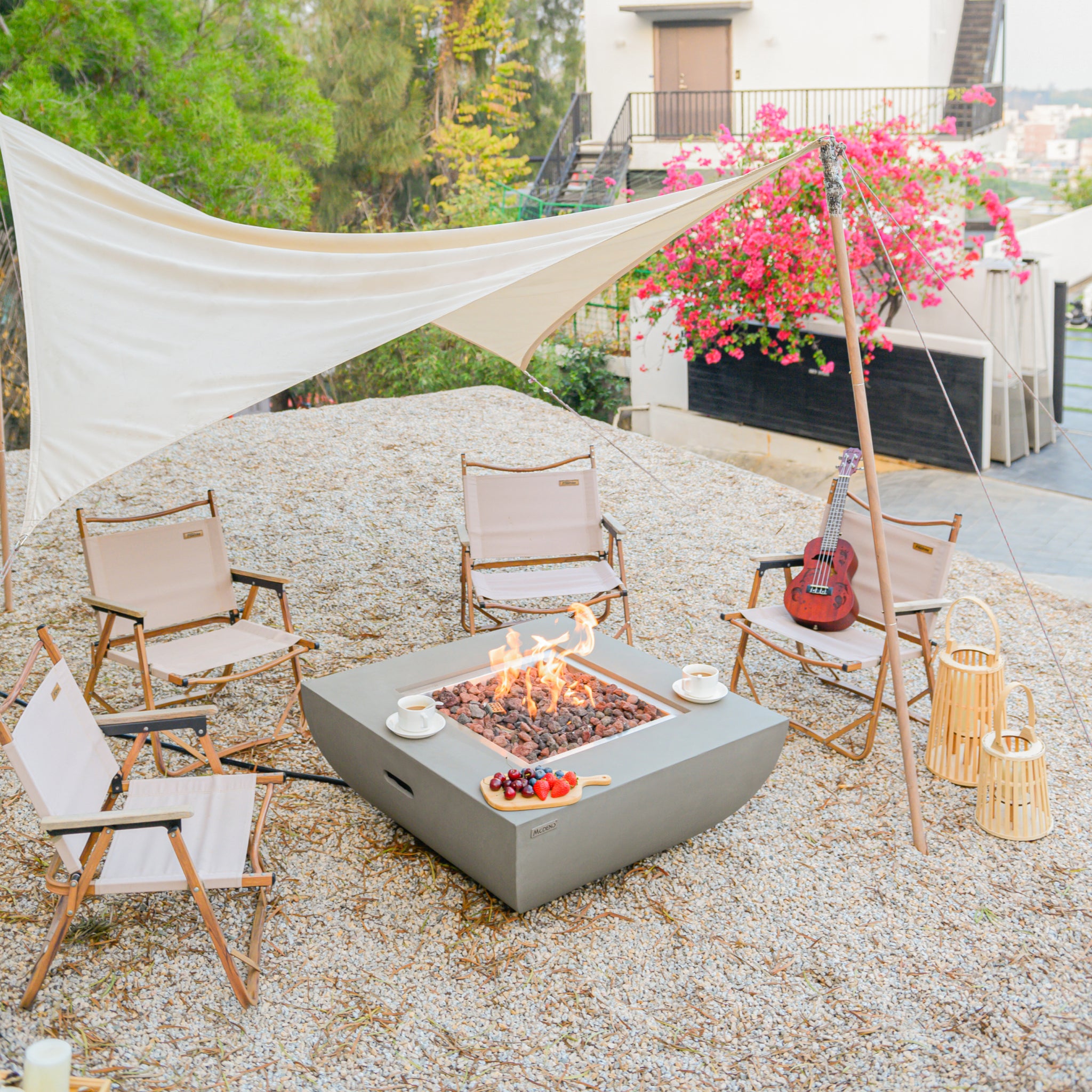Wesport | Square Fire Pit Table