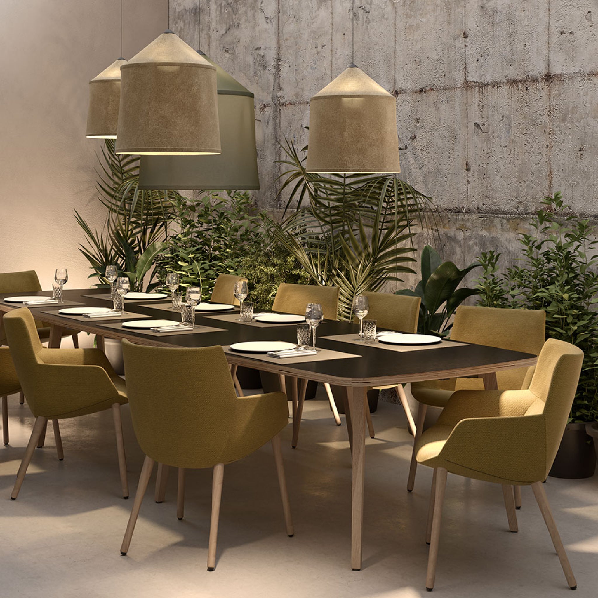 Bow Chair | Chair with Wooden Legs