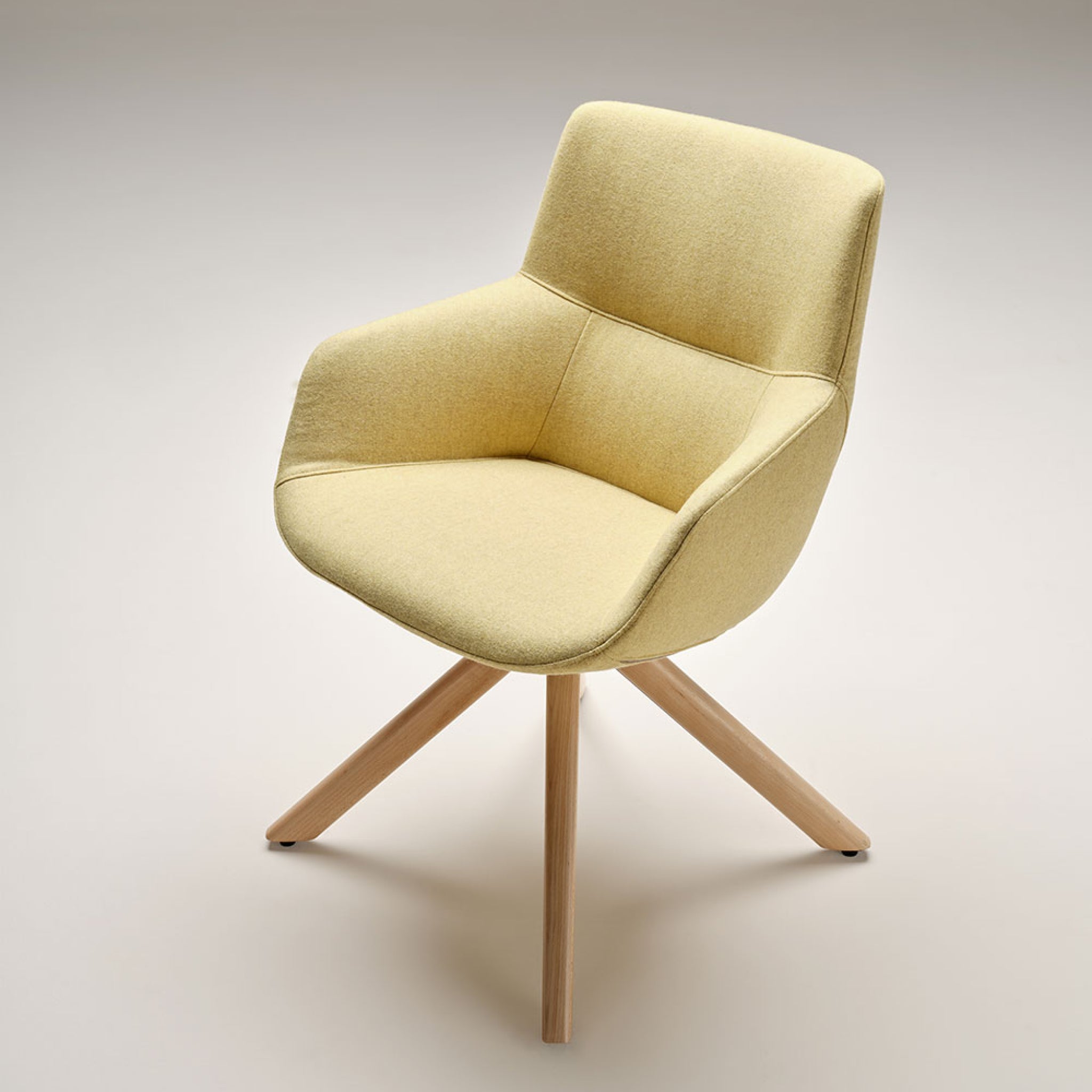 Bow Chair | Wooden Swivel Chair