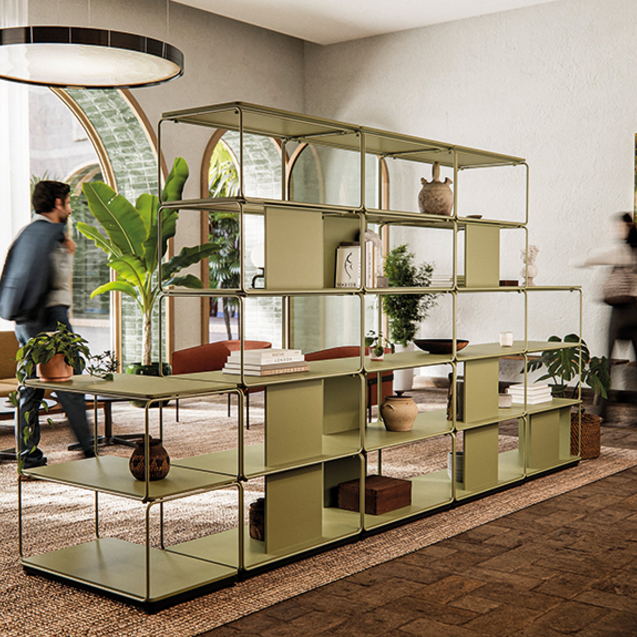 Estante Libro Lacada 3 módulos