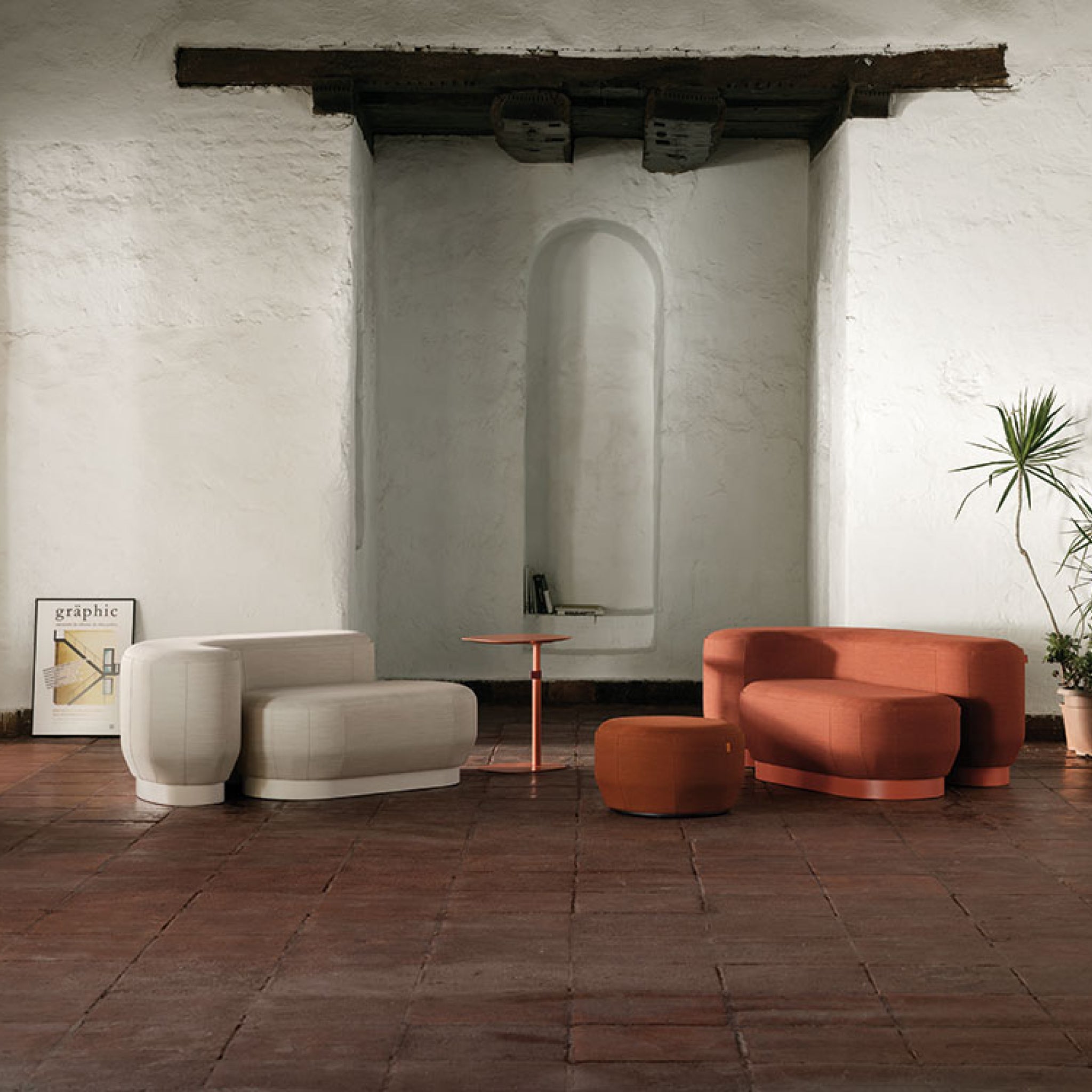 Breeze | Oval Pouf Without Base