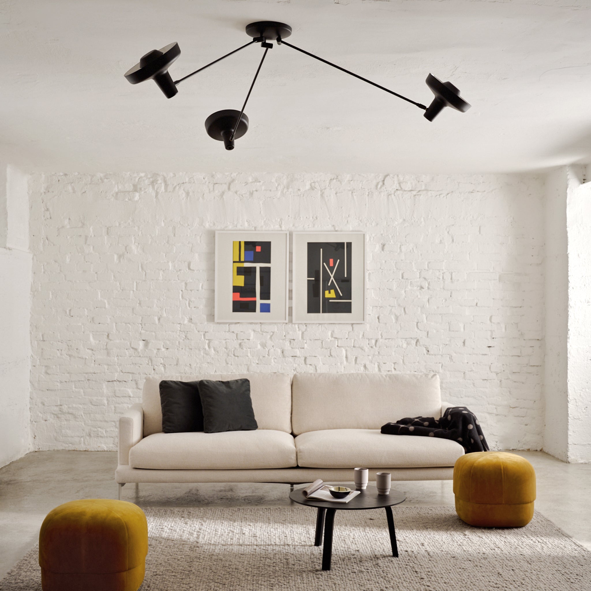 Arigato | Candeeiro de Teto Triplo P3