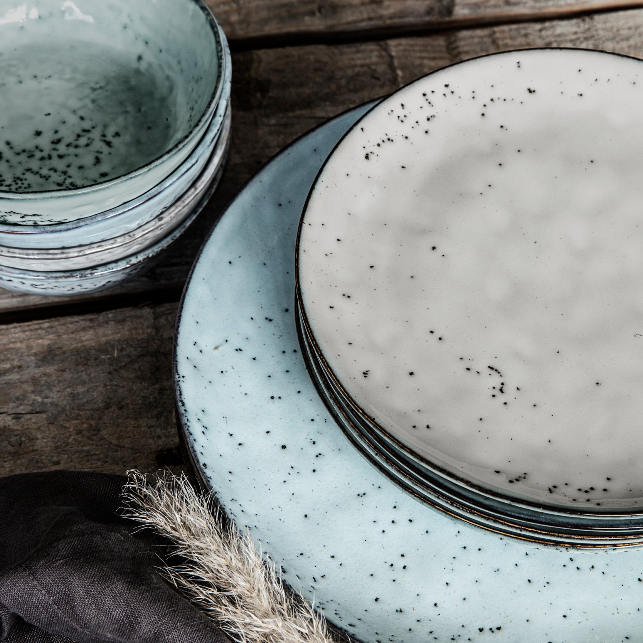 Prato de Jantar Rustic, conjunto de 2