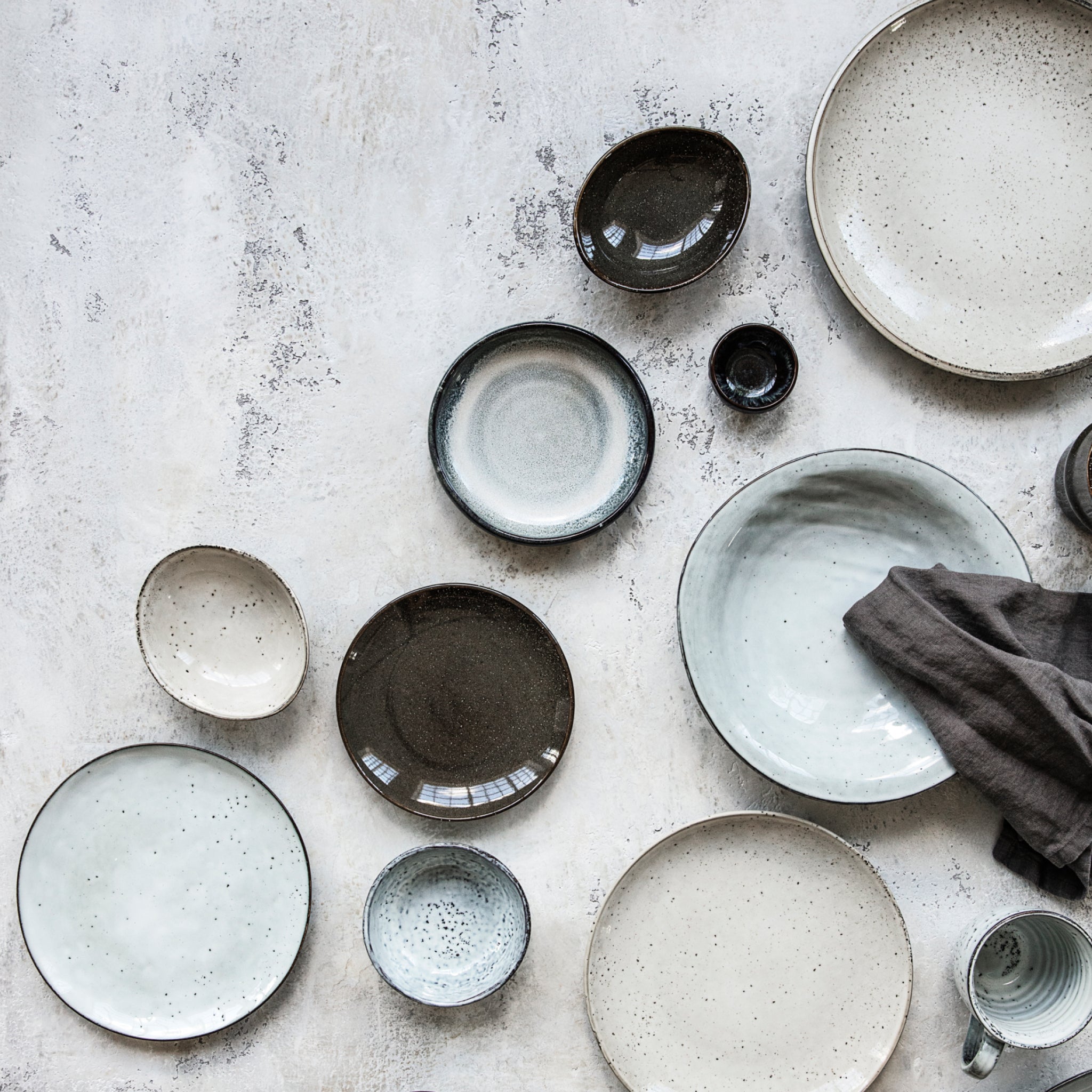 Prato de Jantar Rustic, conjunto de 2