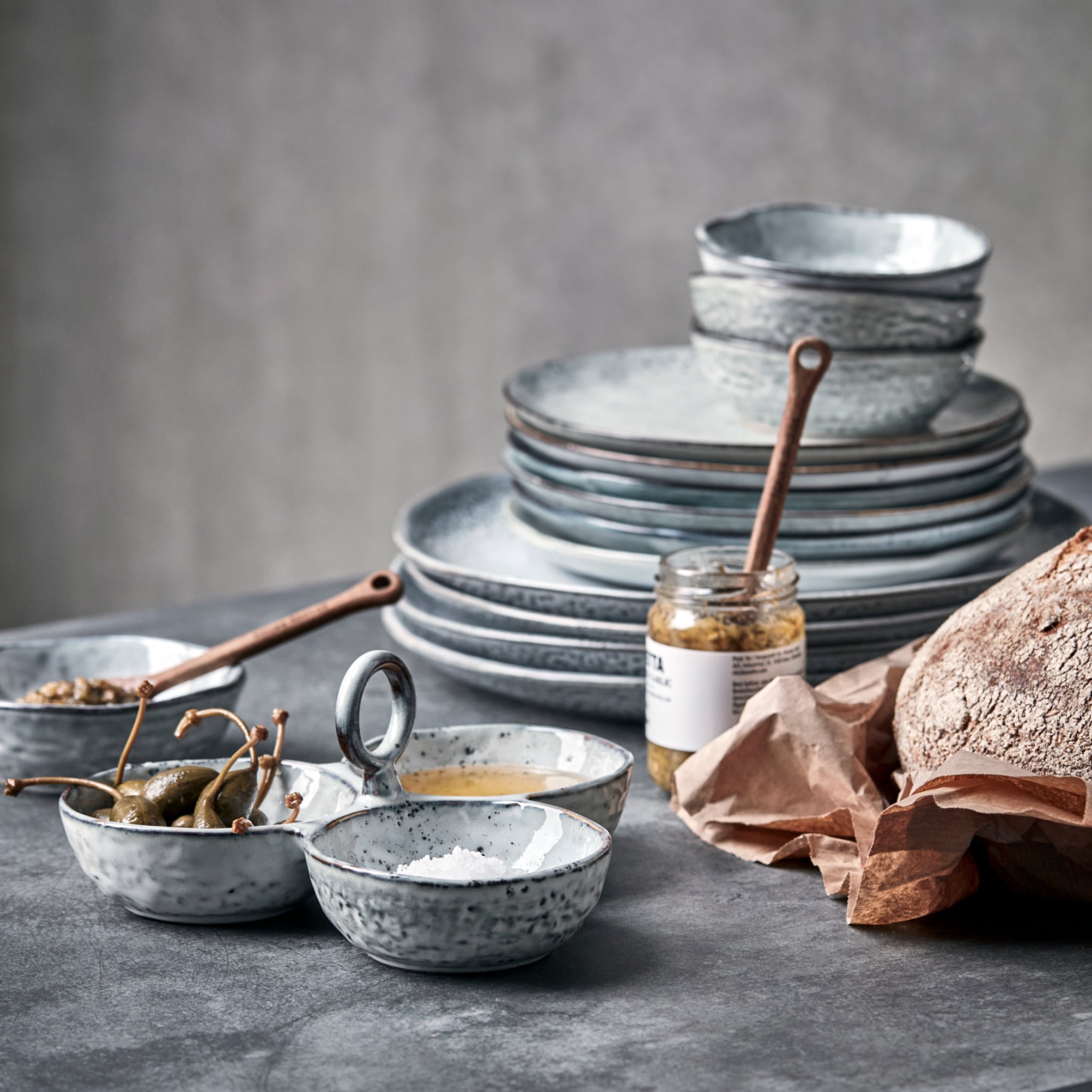 Prato de Jantar Rustic, conjunto de 2