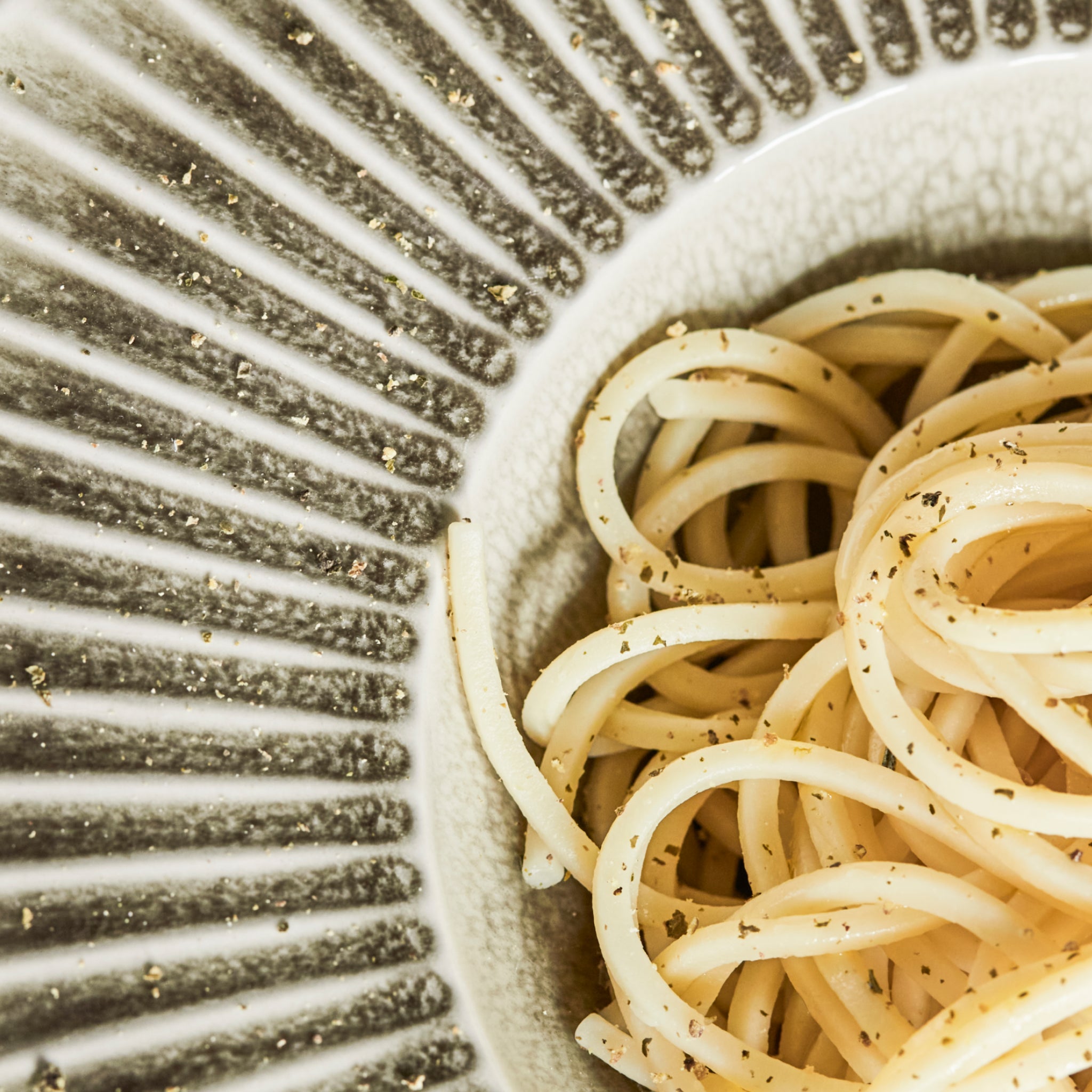 Pleat Pasta Plate, set of 2
