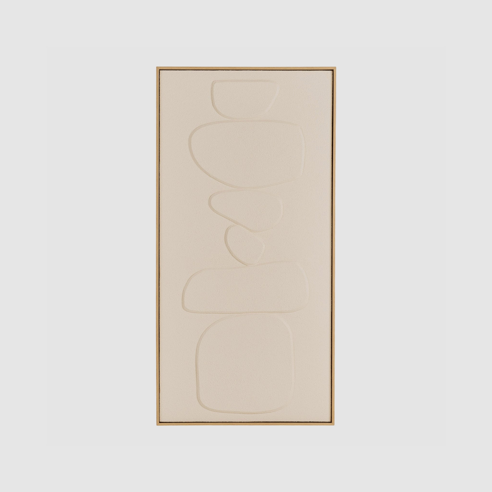 Victoria | Quadro Decorativo em Relevo Bege