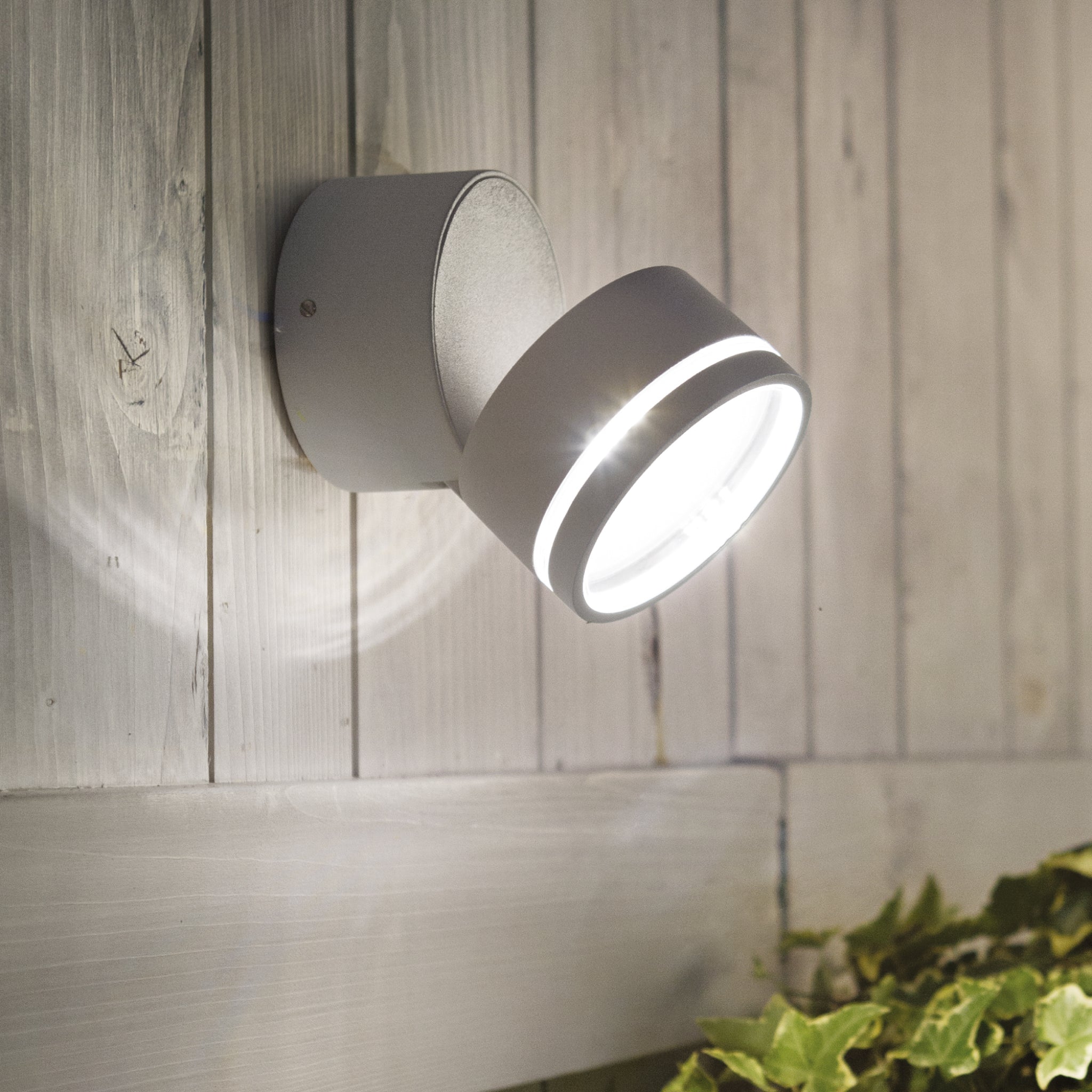 Candeeiro de Parede Exterior Omega Round