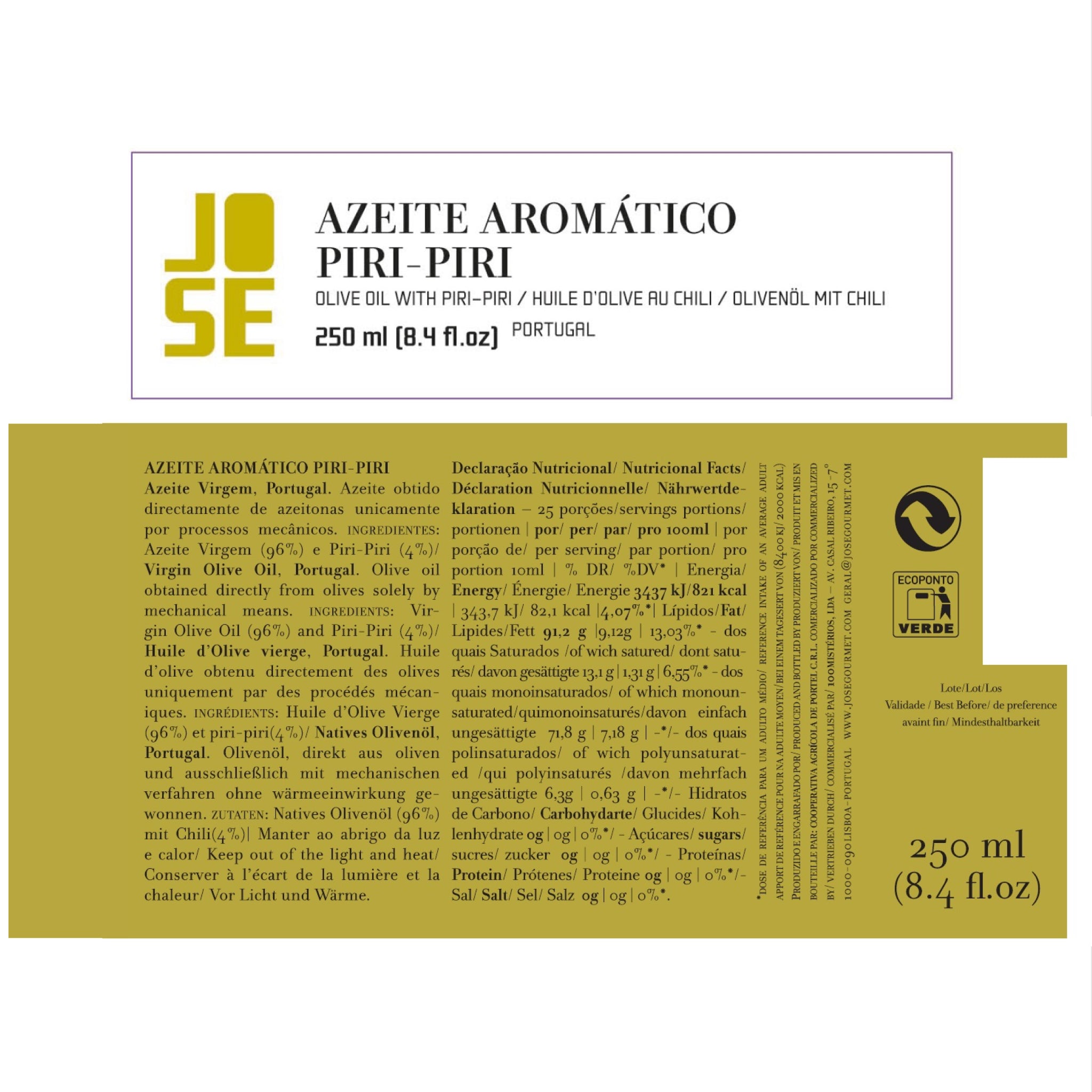 Azeite com Piri-Piri