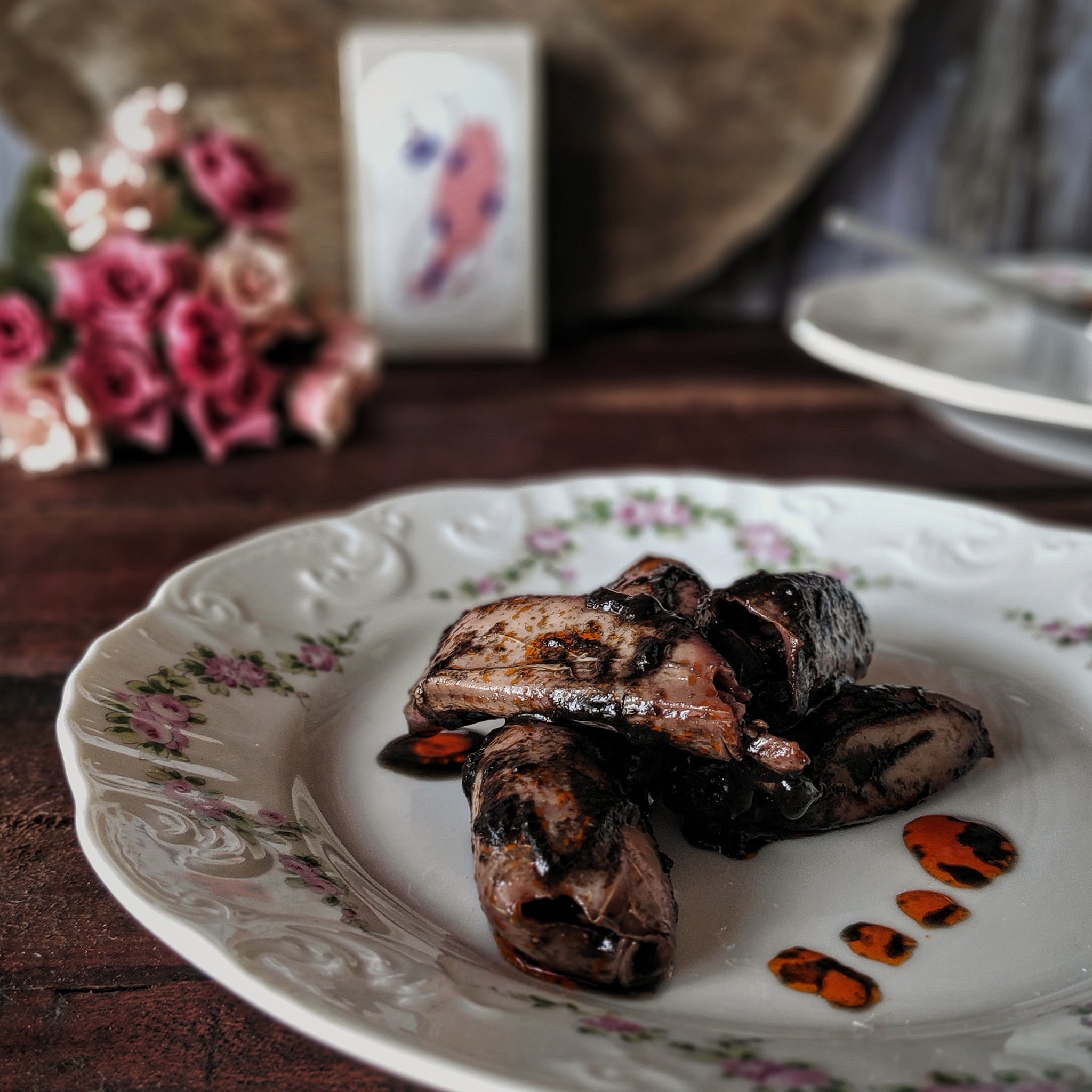 Stuffed Squid in Ink