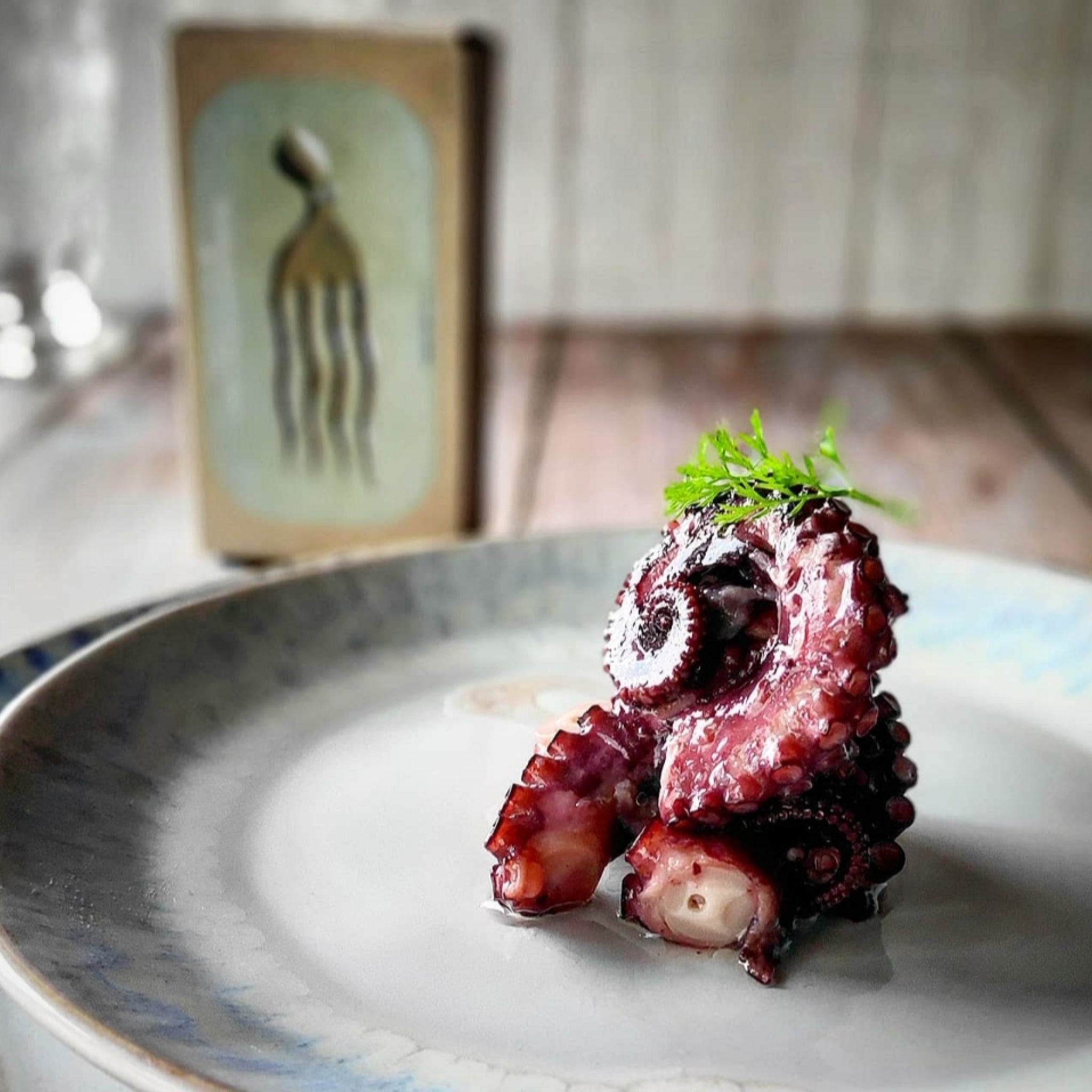 Octopus in Olive Oil and Garlic