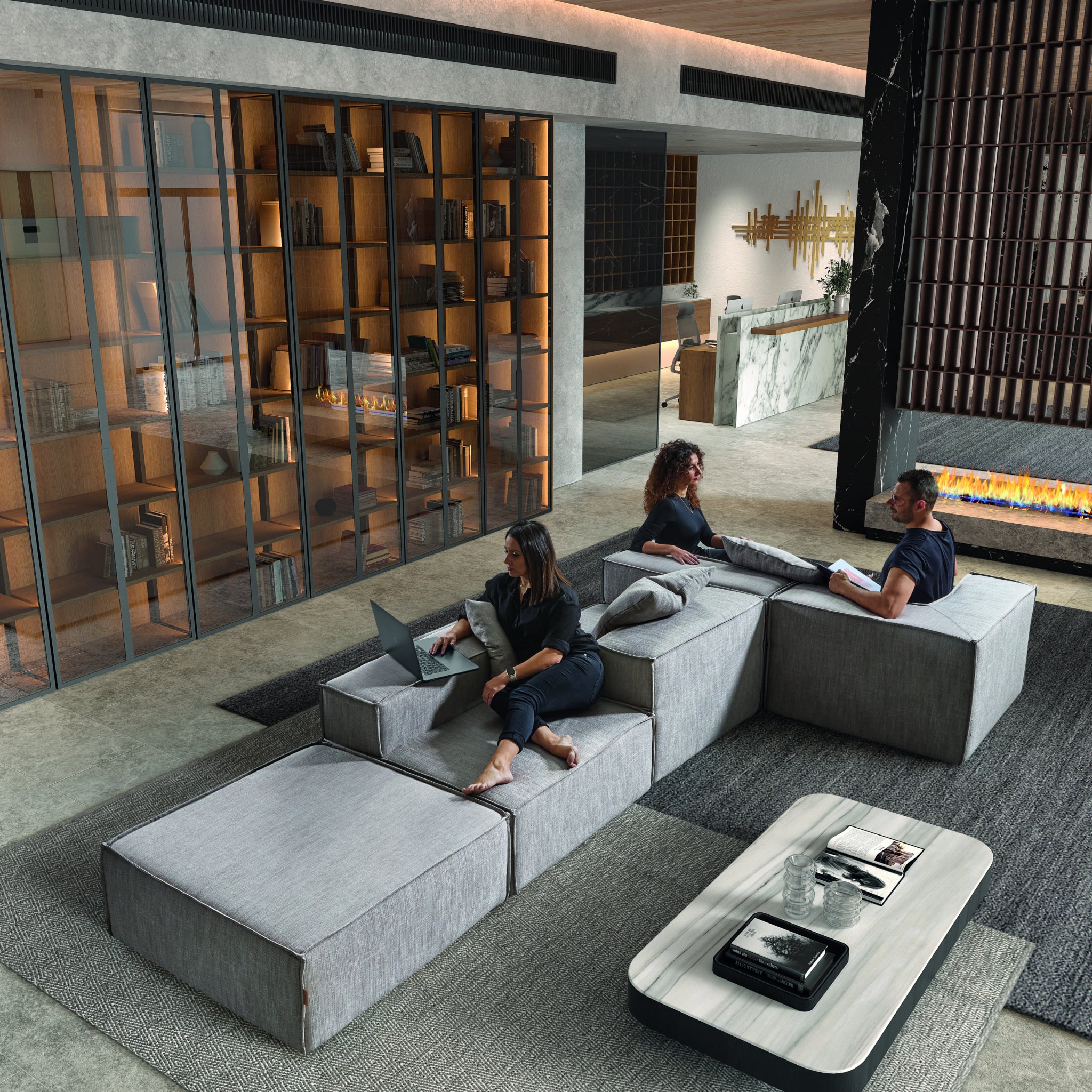 Isamu | Módulo Central para Sofá Modular