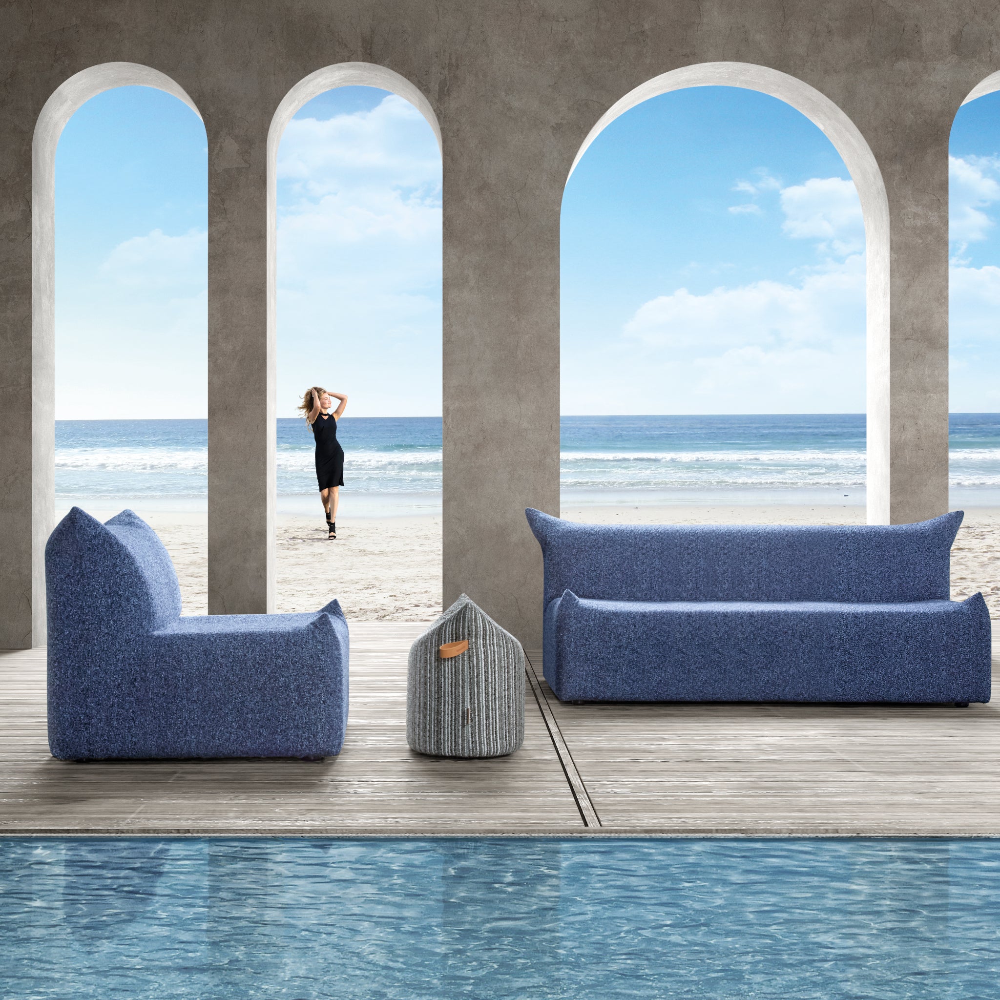 Kuten | Pouf para Exterior