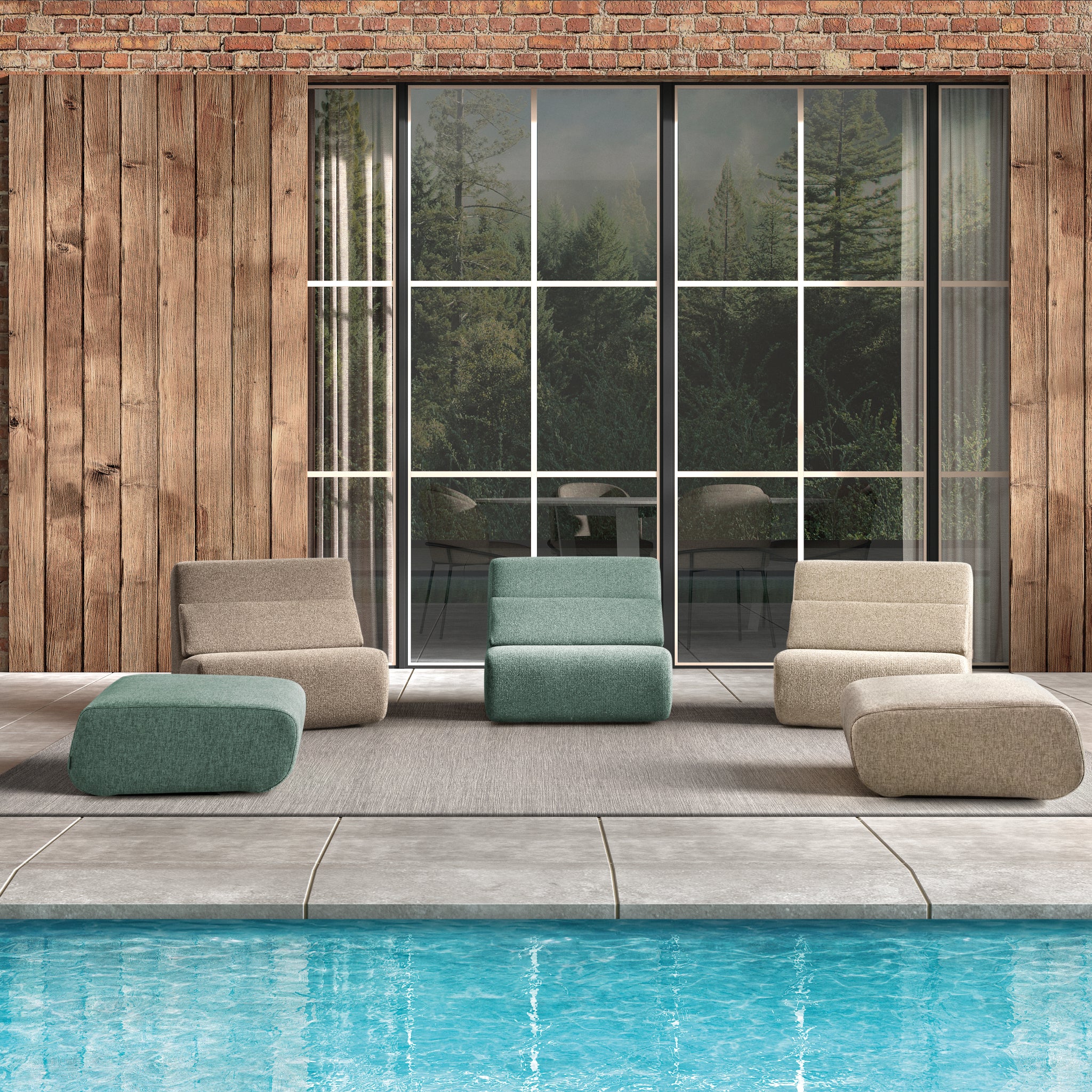 Nozomi | Pouf para Sofá Modular