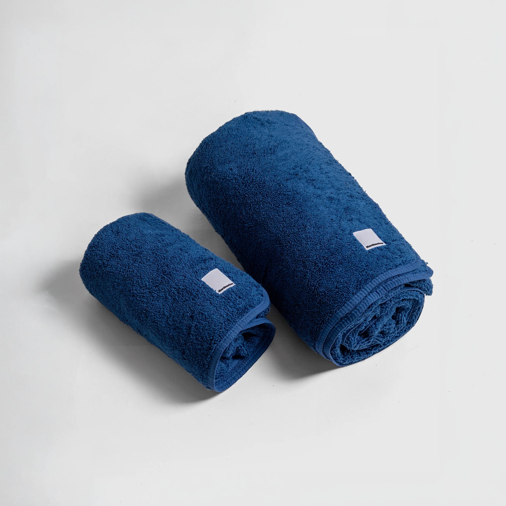 Blue Organic Cotton Towel, 700gsm