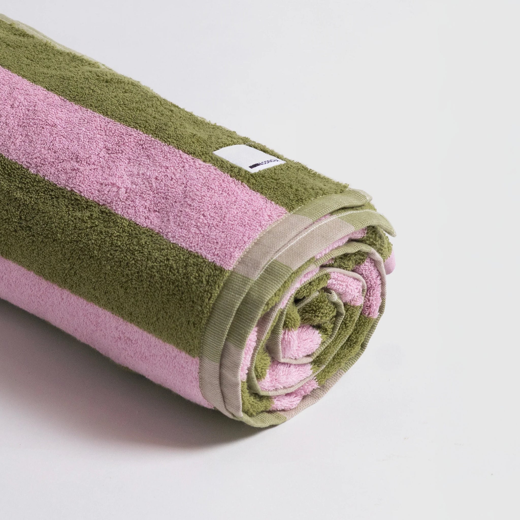 Toalha em Algodão Orgânico Riscas, 550g/m²