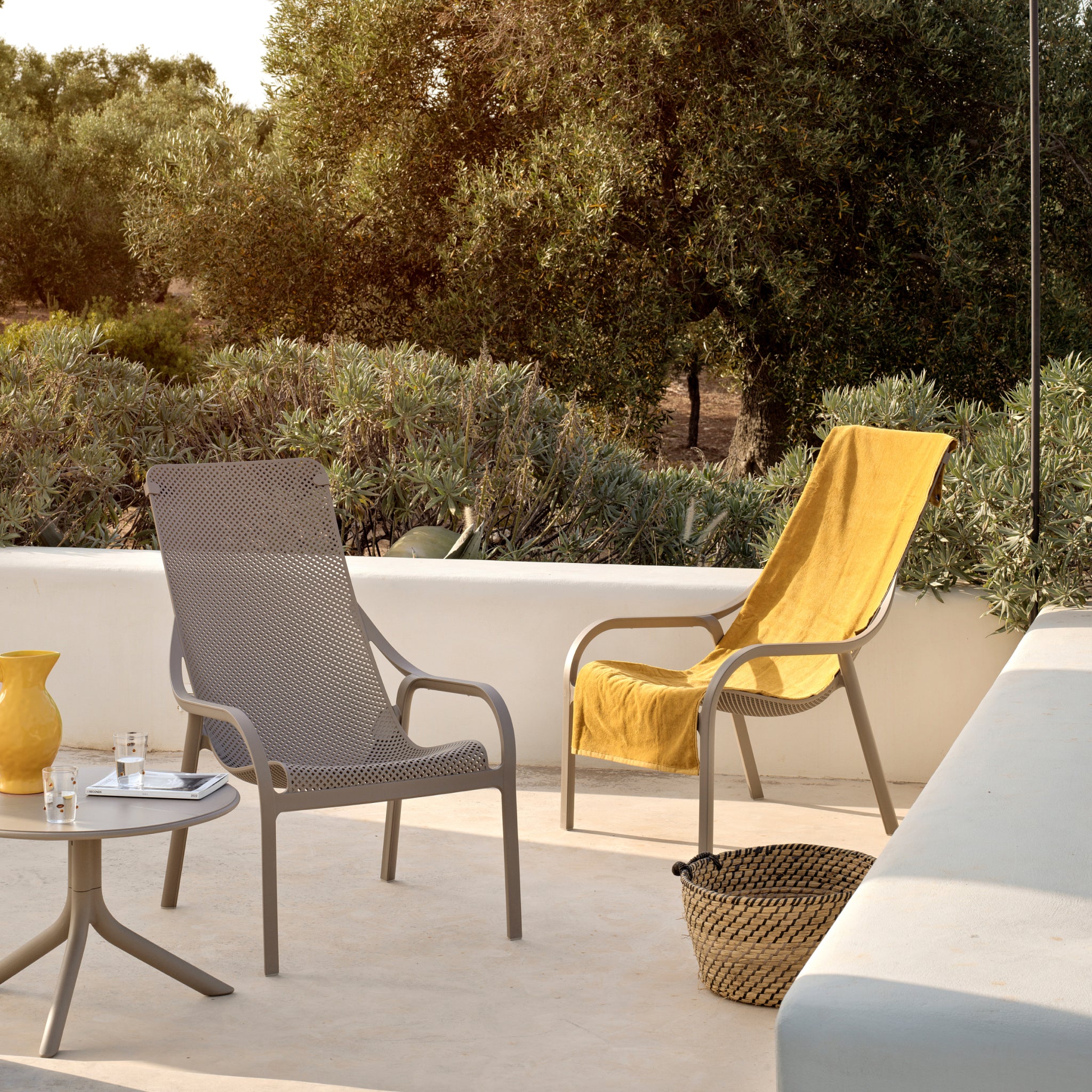 Net | Toalha para Cadeira Lounge de Exterior Net