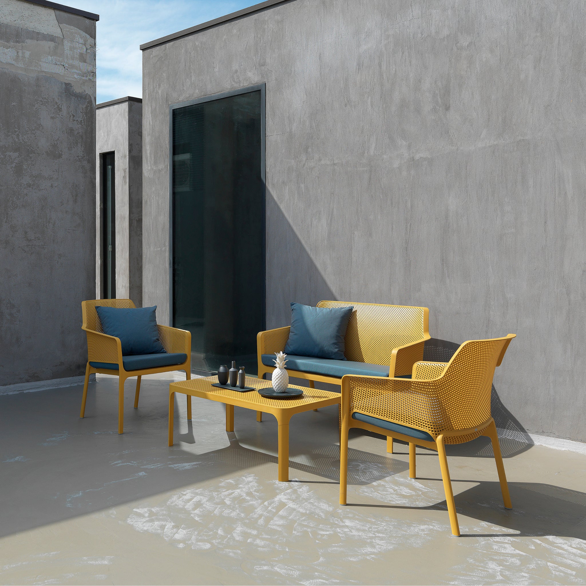 Net | Banco de 2 lugares de Exterior