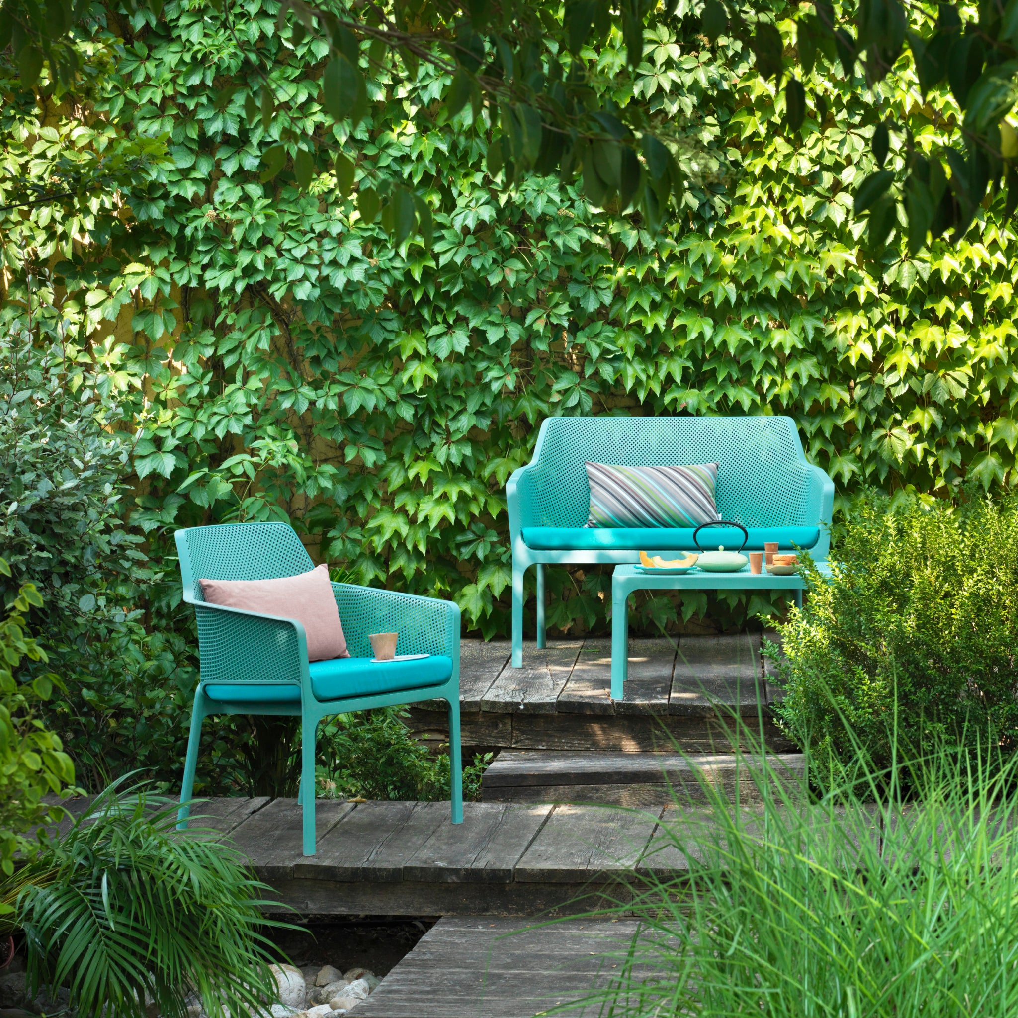 Net | Banco de 2 lugares de Exterior