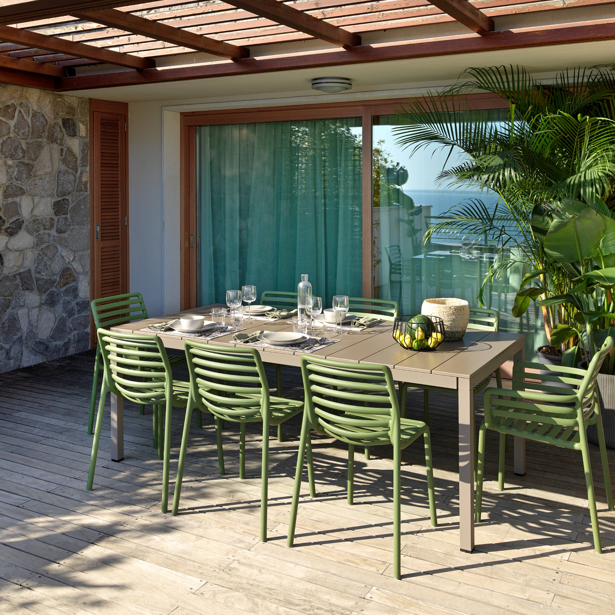 Rio | Mesa de Jantar de Exterior 210cm