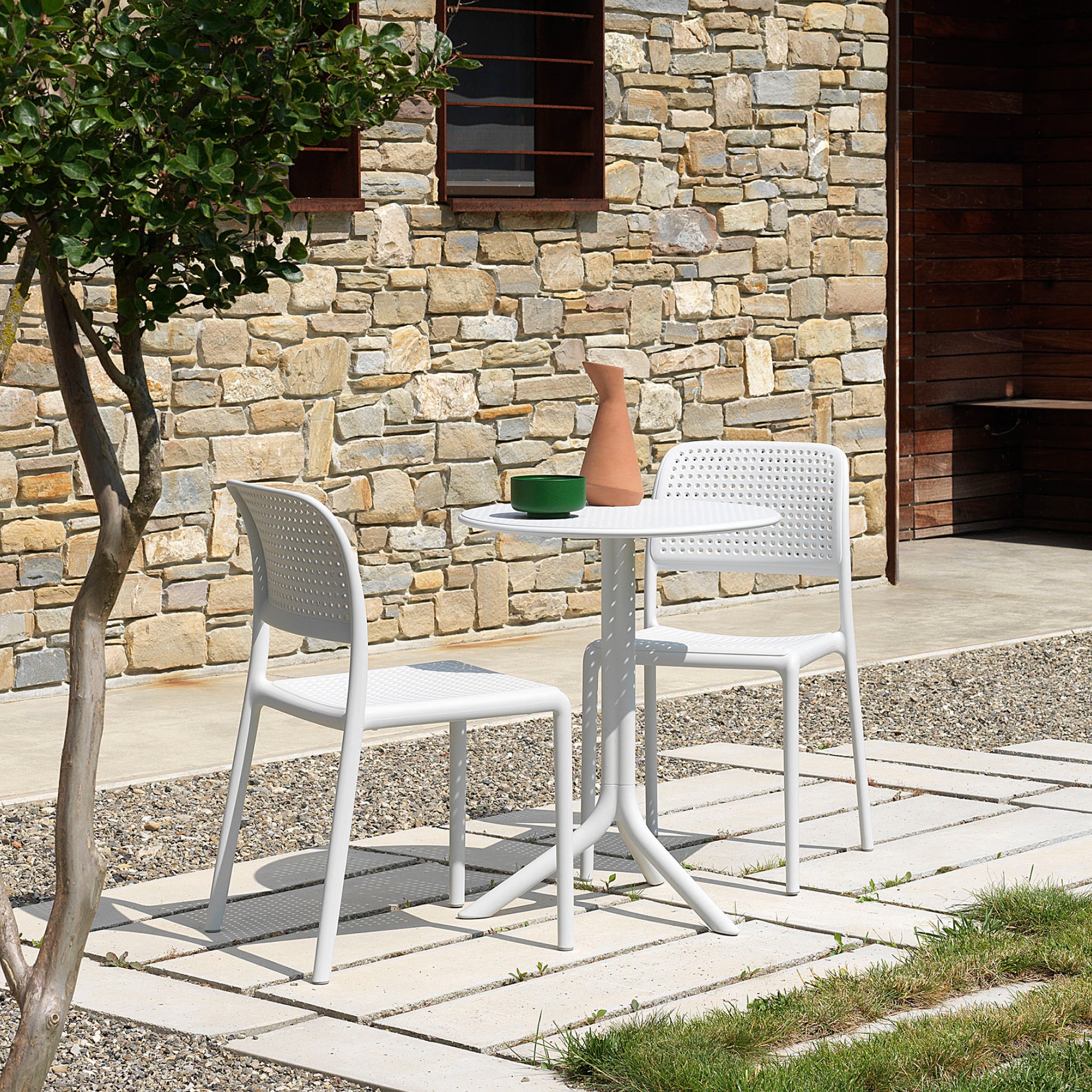 Step | Mesa de Exterior Redonda