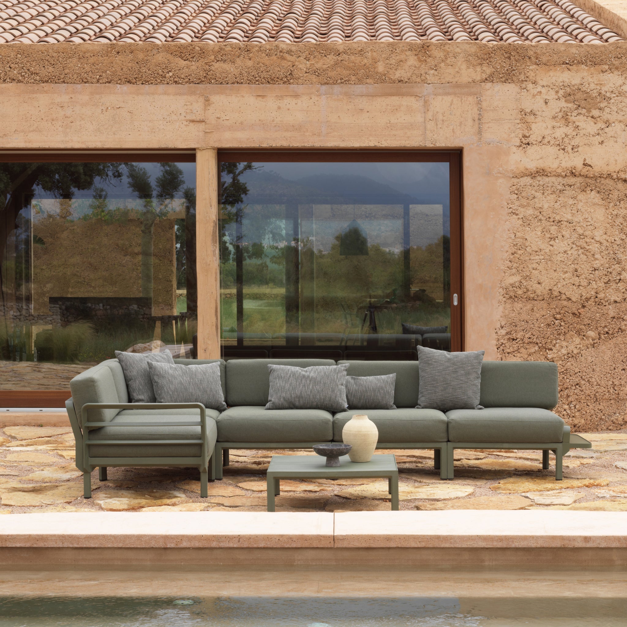 Maximo | Conjunto de 5 Módulos de Sofá Modular de Exterior