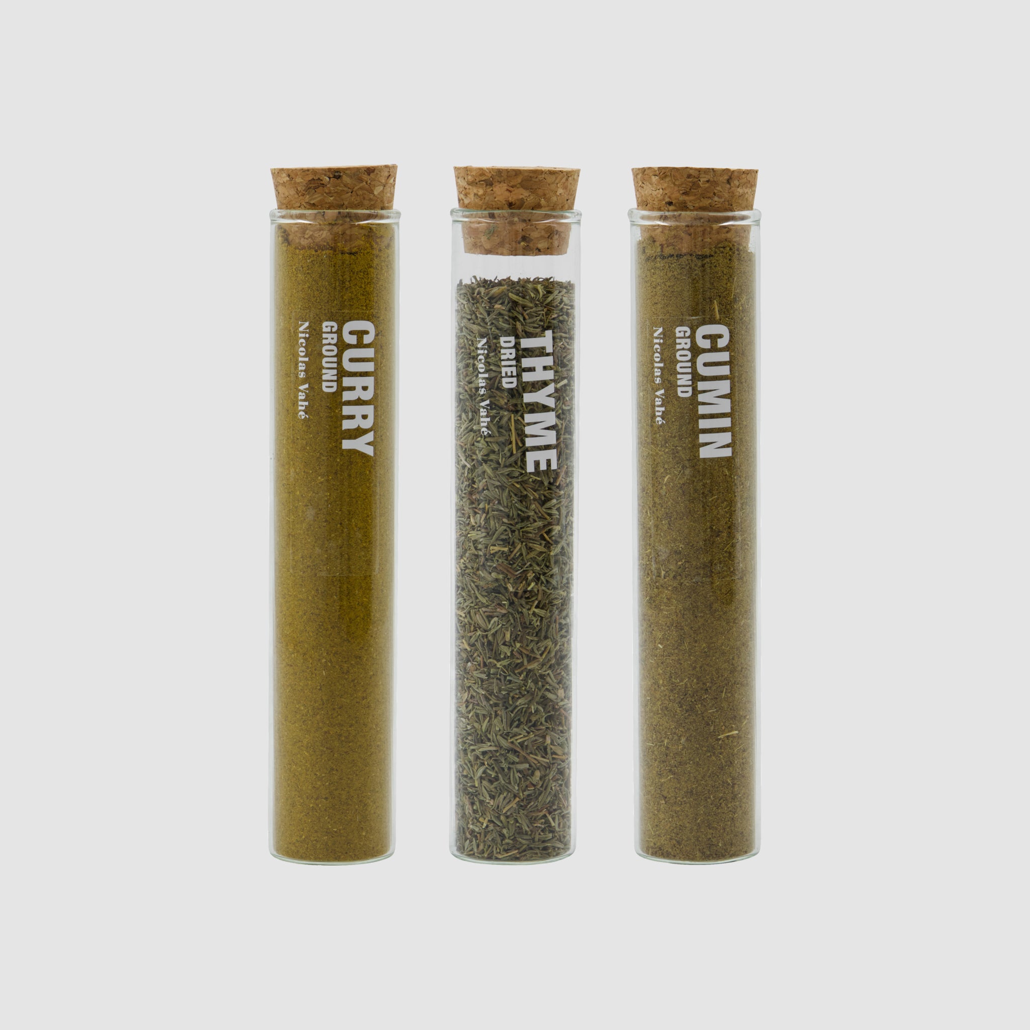 Conjunto de Especiarias Caril, Tomilho e Cominhos | 100 g