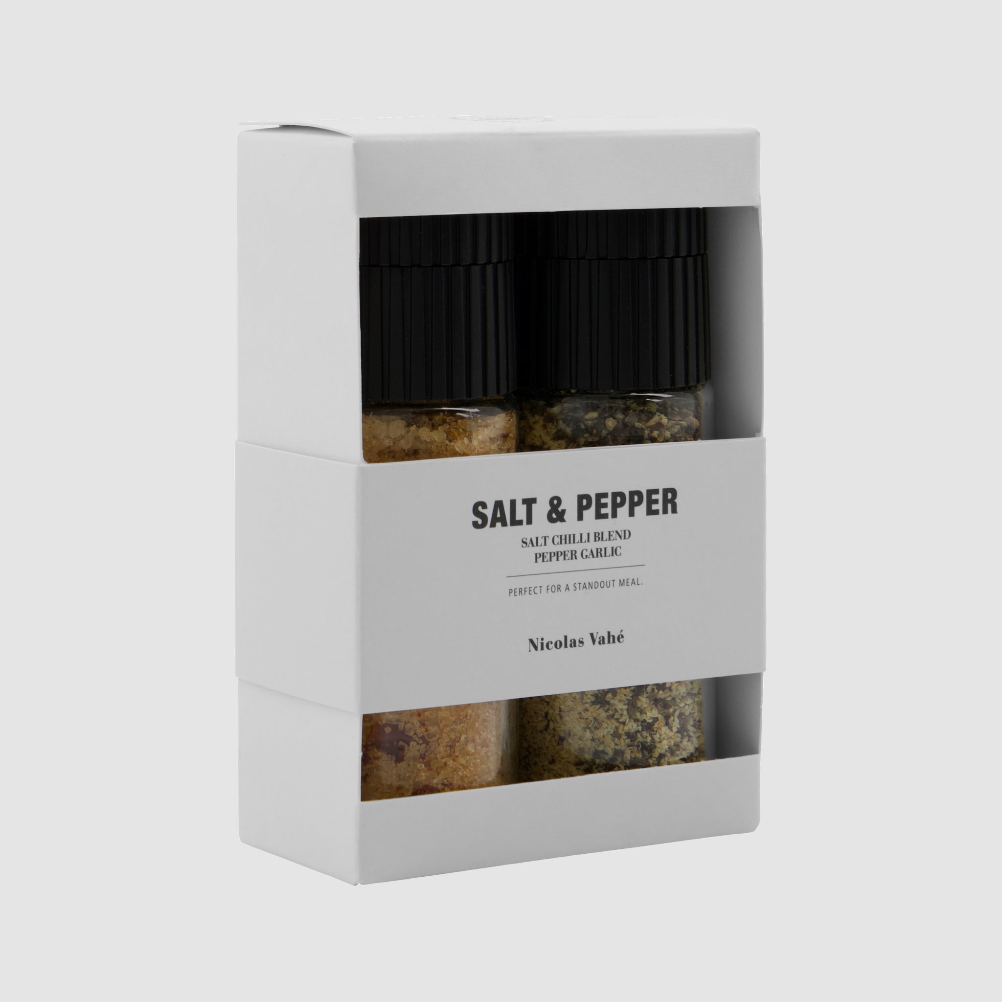 Conjunto de Sal com Chili e Pimenta com Alho | 180 g