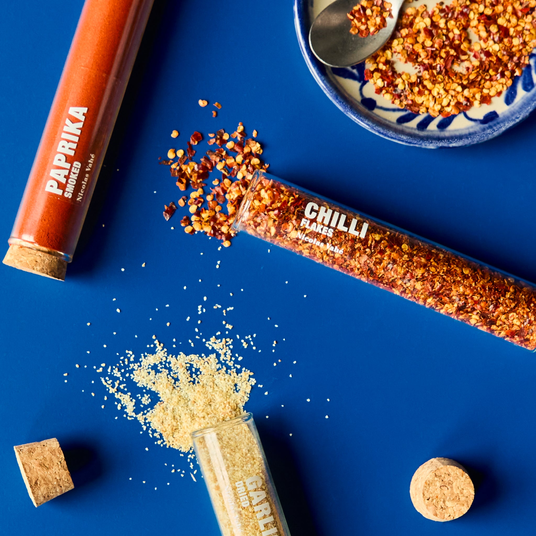 Conjunto de Especiarias Chili, Alho e Paprika Fumada | 165 g